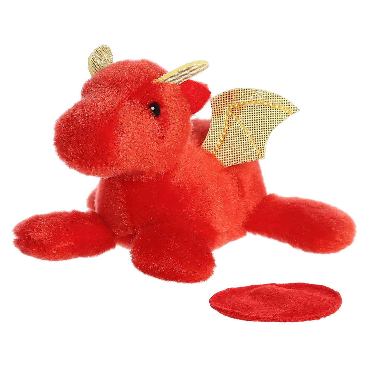 Aurora Adorable Shoulderkins Daring Dragon Plush – 6-Inch Red Stuffed Animal