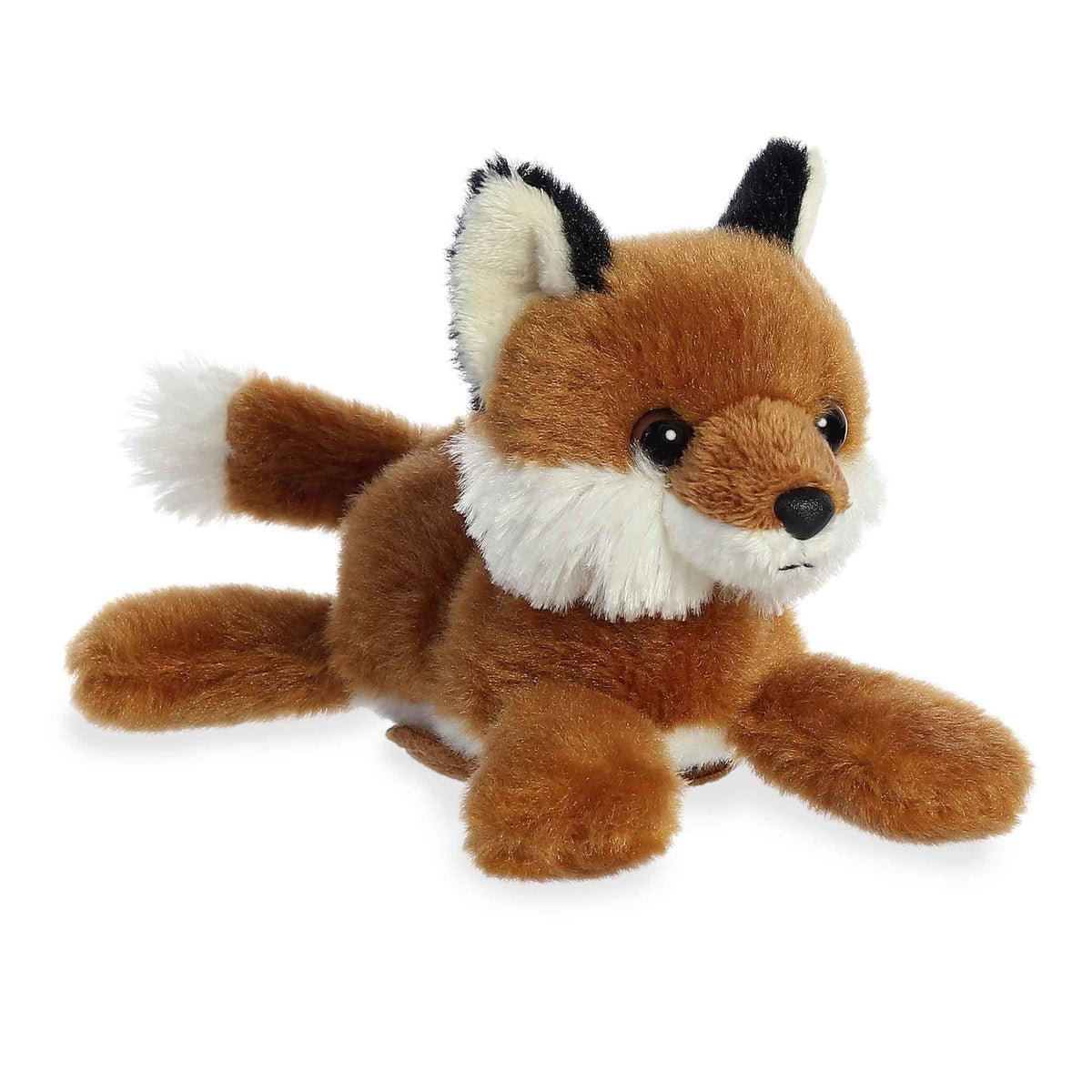 Aurora Adorable Shoulderkins Maple Fox Stuffed Animal — Portable Shoulder Buddy for Kids 3+ (Brown, 6 Inches)