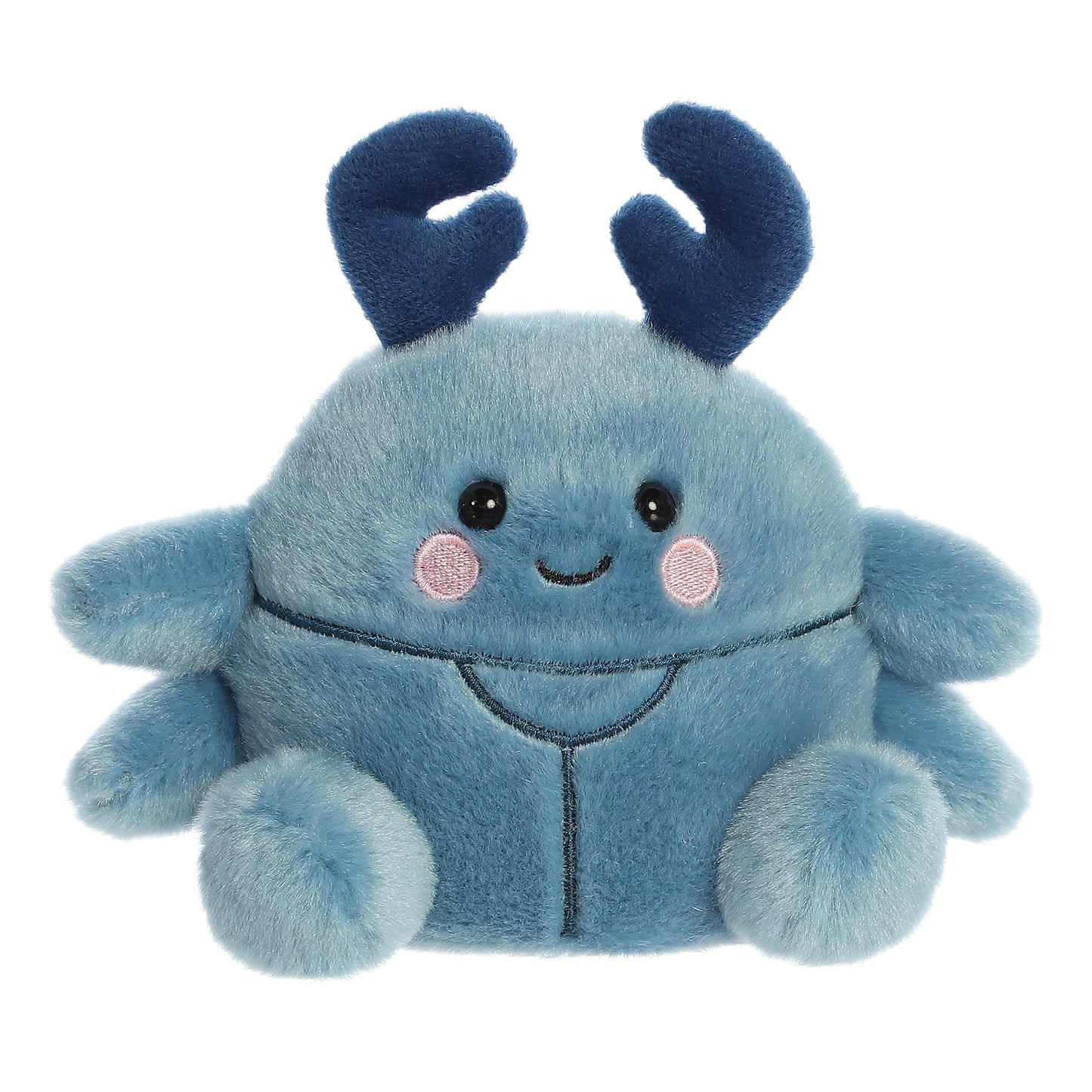Aurora Adorable Palm Pals Agatha Beetle Plush – Blue 5.5-Inch Collectible Stuffed Animal