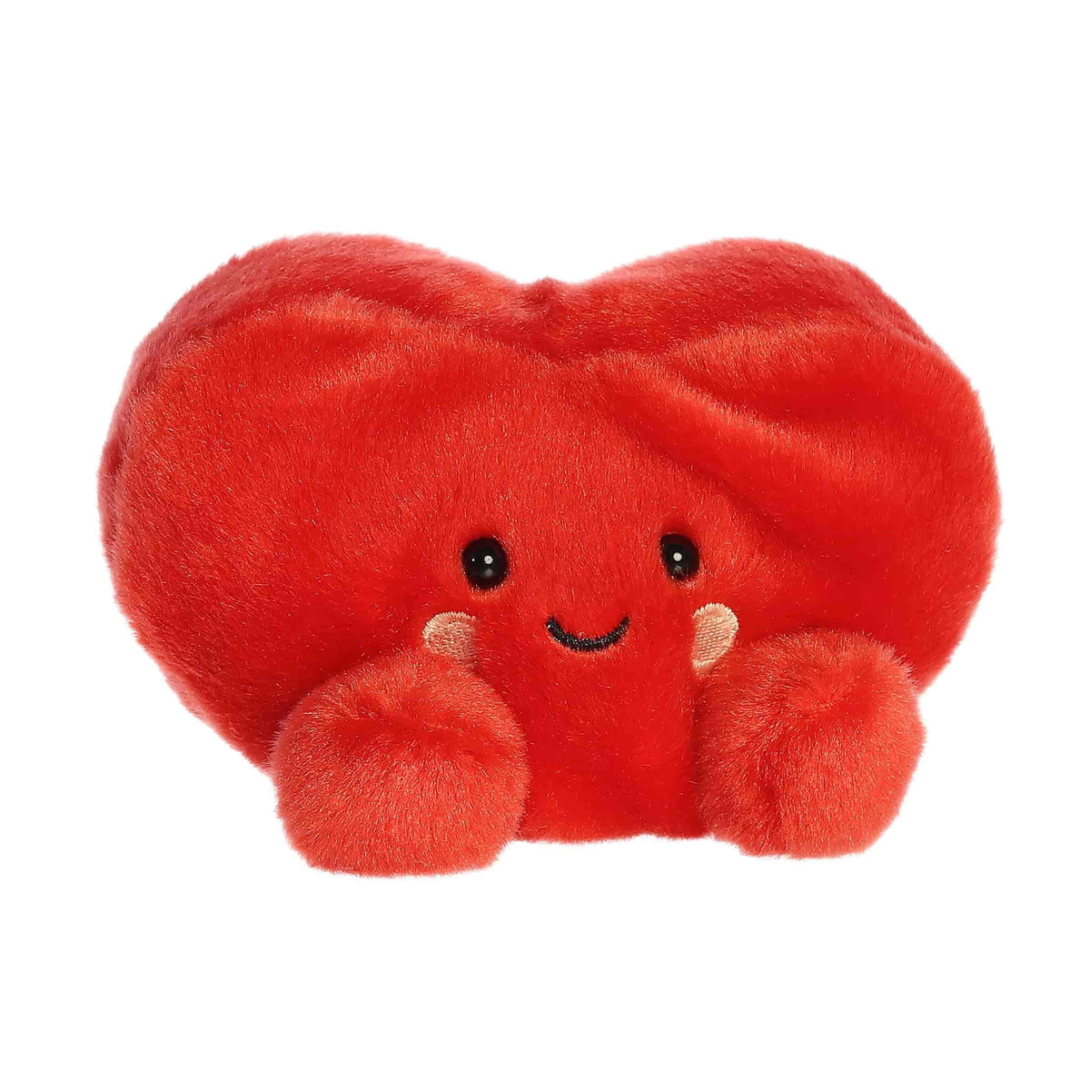 Aurora Palm Pals Amore Heart Plush — 5-Inch Red Collectible Stuffed Animal