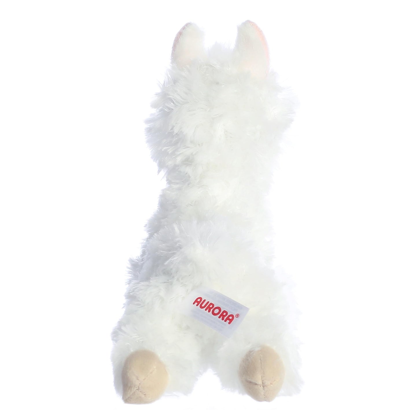 Aurora Adorable Mini Flopsie Ansy Alpaca Plush – 9-Inch White Alpaca Stuffed Animal