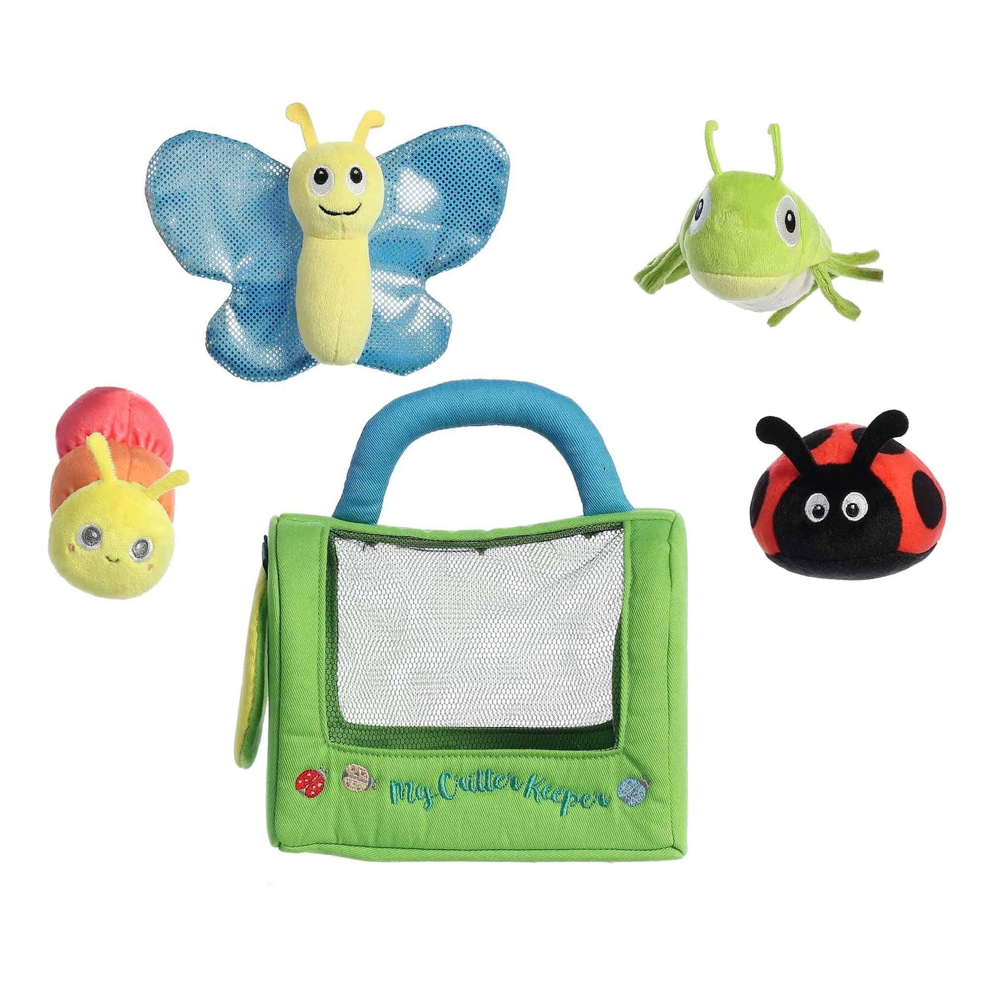 Aurora Engaging Baby Talk My Critter Keeper Baby Stuffed Animal — Multicolor 6.5-Inch Sensory Playset