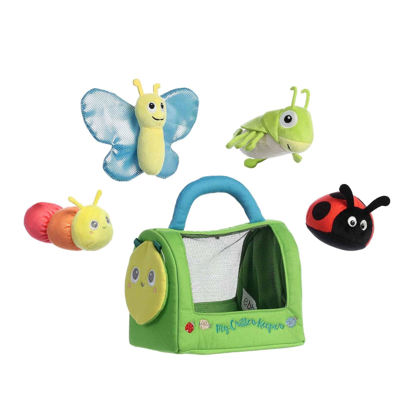 Aurora Engaging Baby Talk My Critter Keeper Baby Stuffed Animal — Multicolor 6.5-Inch Sensory Playset