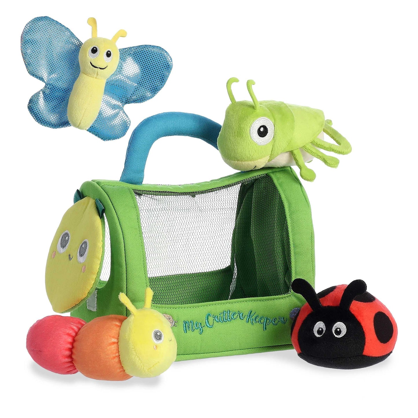 Aurora Engaging Baby Talk My Critter Keeper Baby Stuffed Animal — Multicolor 6.5-Inch Sensory Playset
