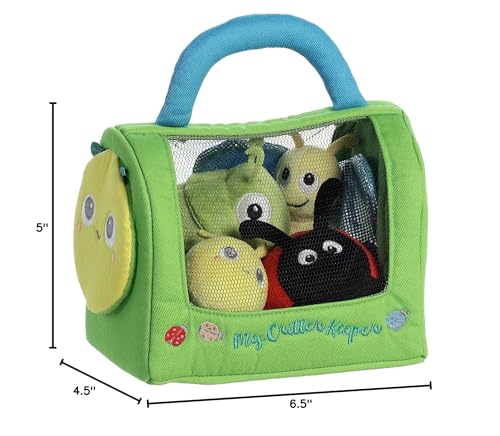 Aurora Engaging Baby Talk My Critter Keeper Baby Stuffed Animal — Multicolor 6.5-Inch Sensory Playset