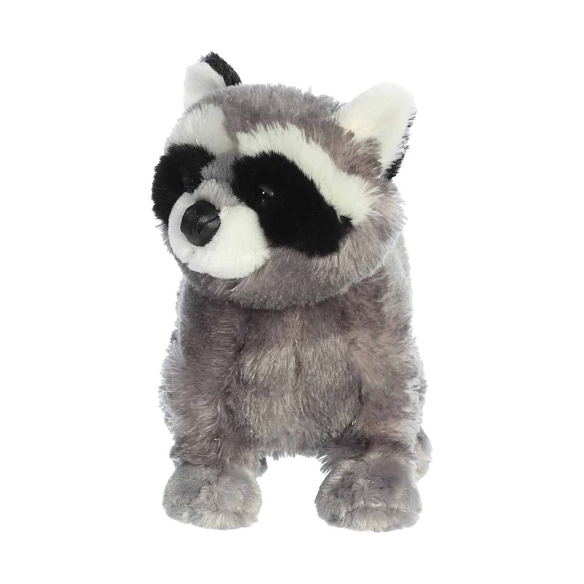 Aurora Adorable Flopsie Bandit Raccoon Plush — 11 Inch Gray Stuffed Animal