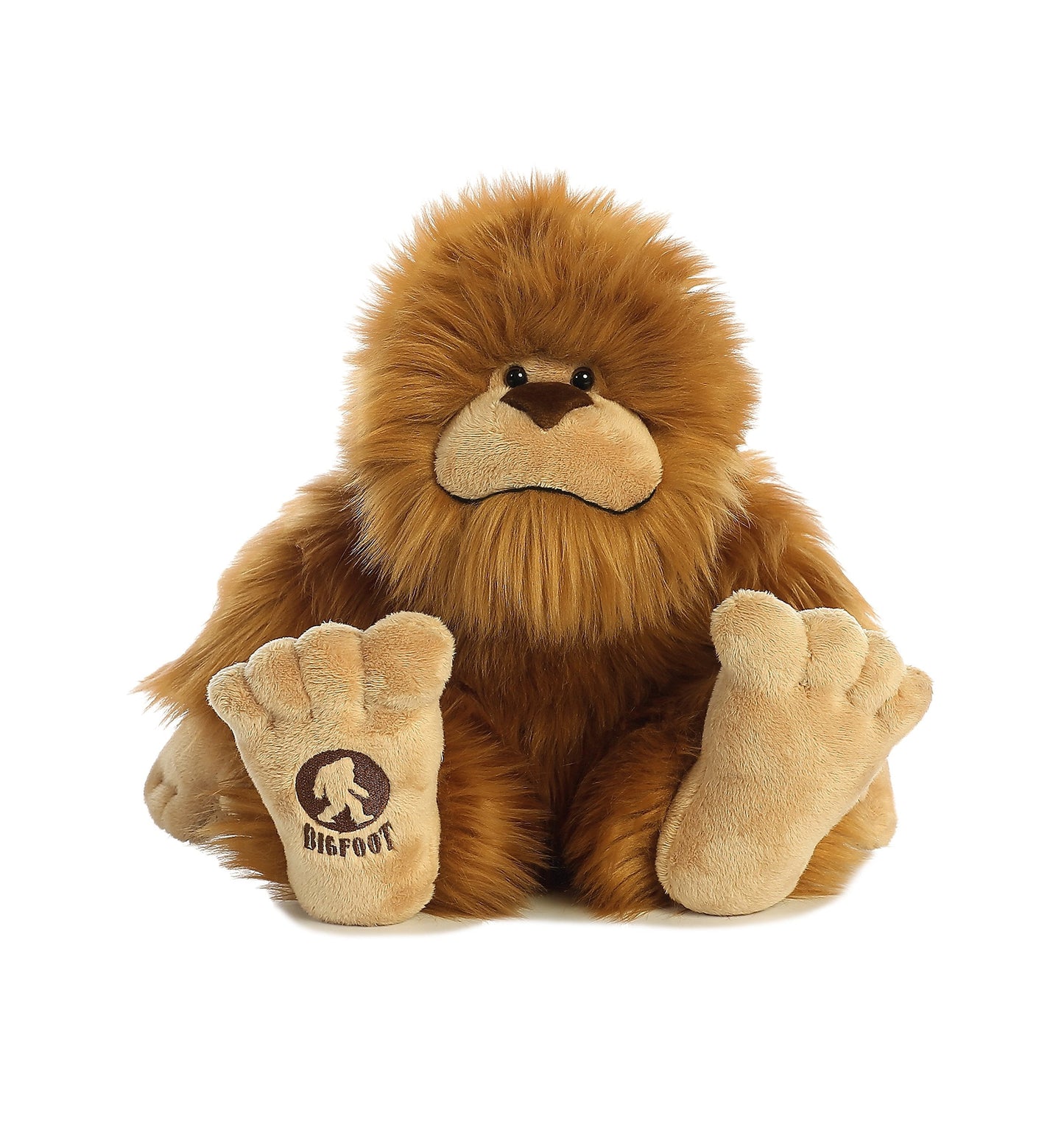 Aurora Mysterious Fantasy Big Foot Stuffed Animal – 10-Inch Brown Plush