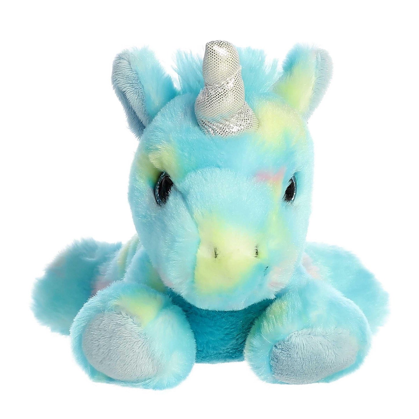 Aurora Vibrant Bright Fancies Blueberryripple Unicorn Plush – 8-Inch Blue Plush Toy