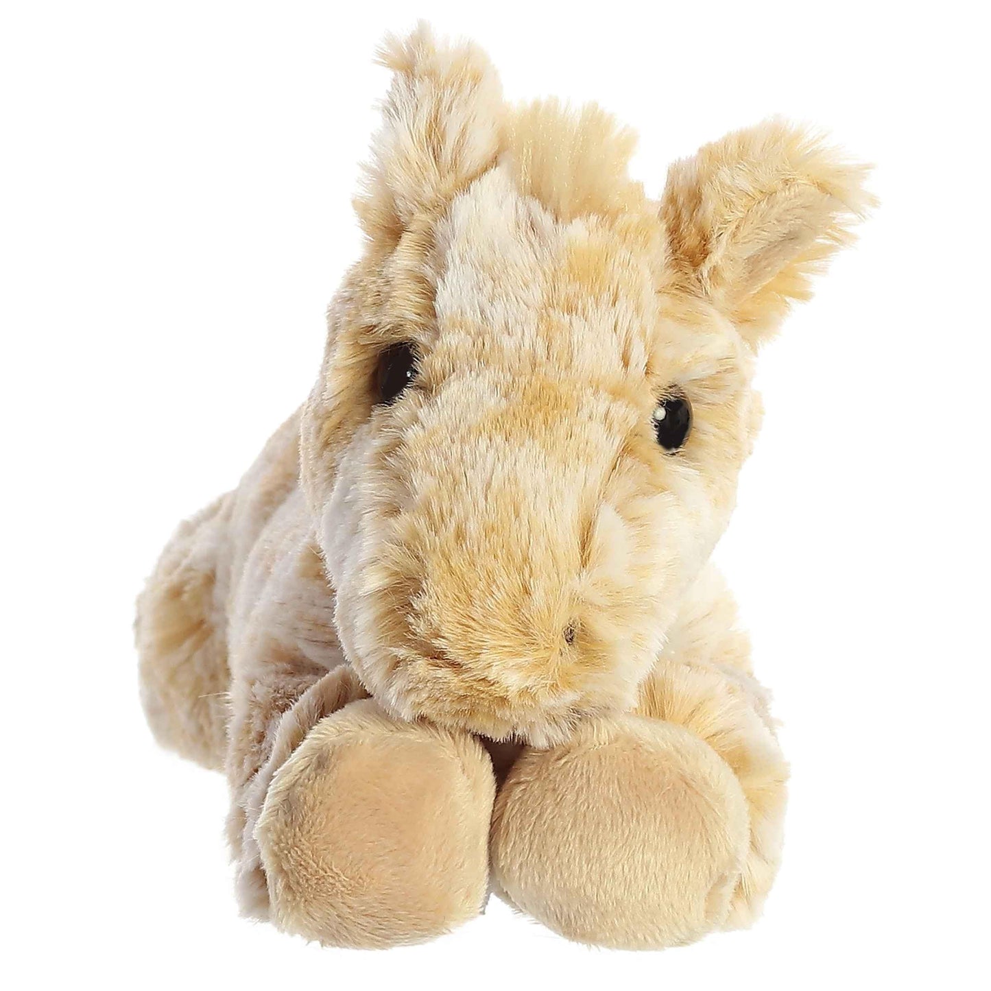 Aurora Adorable Mini Flopsie Caramel Horse Plush – 8-Inch Brown