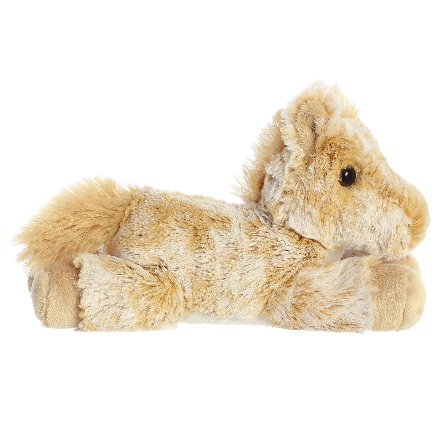 Aurora Adorable Mini Flopsie Caramel Horse Plush – 8-Inch Brown