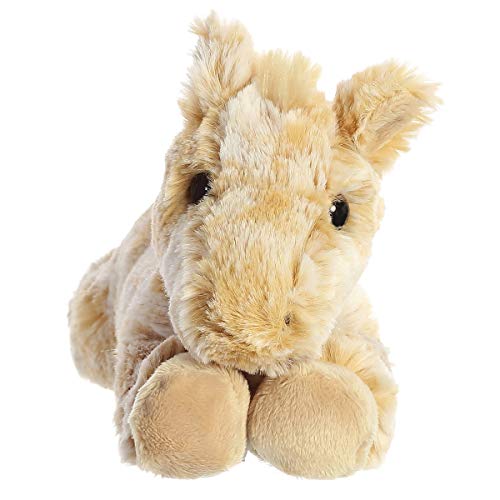Aurora Adorable Mini Flopsie Caramel Horse Plush – 8-Inch Brown