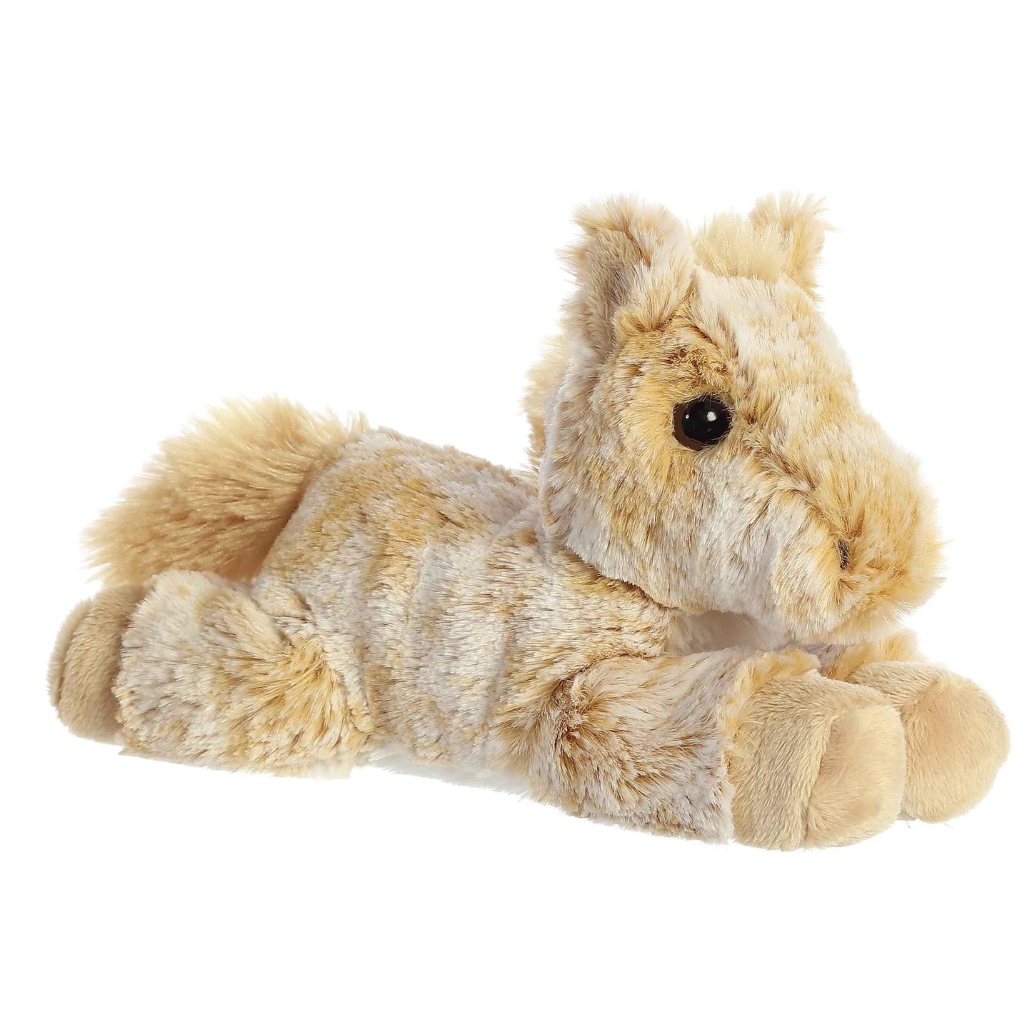 Aurora Adorable Mini Flopsie Caramel Horse Plush – 8-Inch Brown