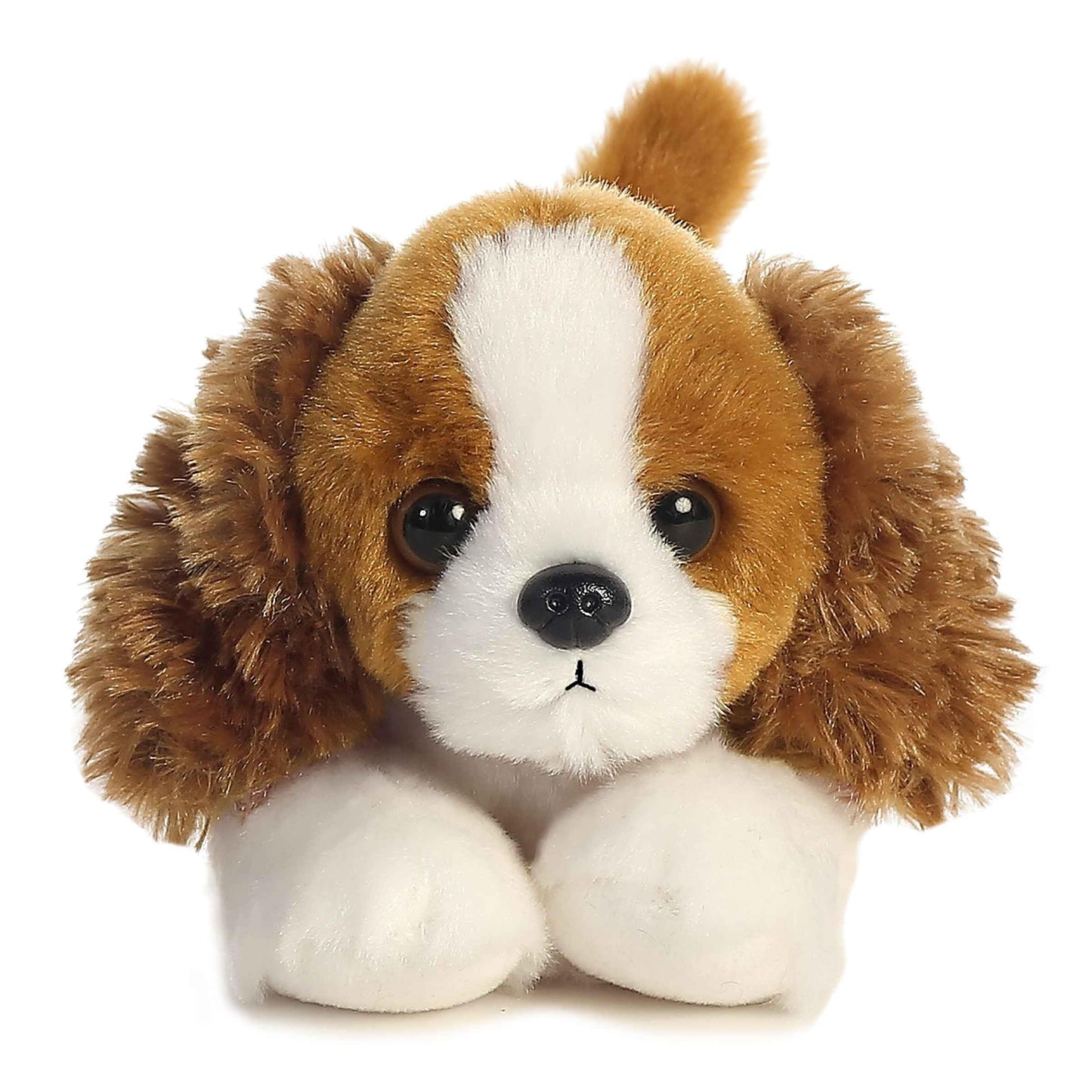 Aurora Mini Flopsie Charles 8-Inch Plush – Soft Cavalier Spaniel Toy