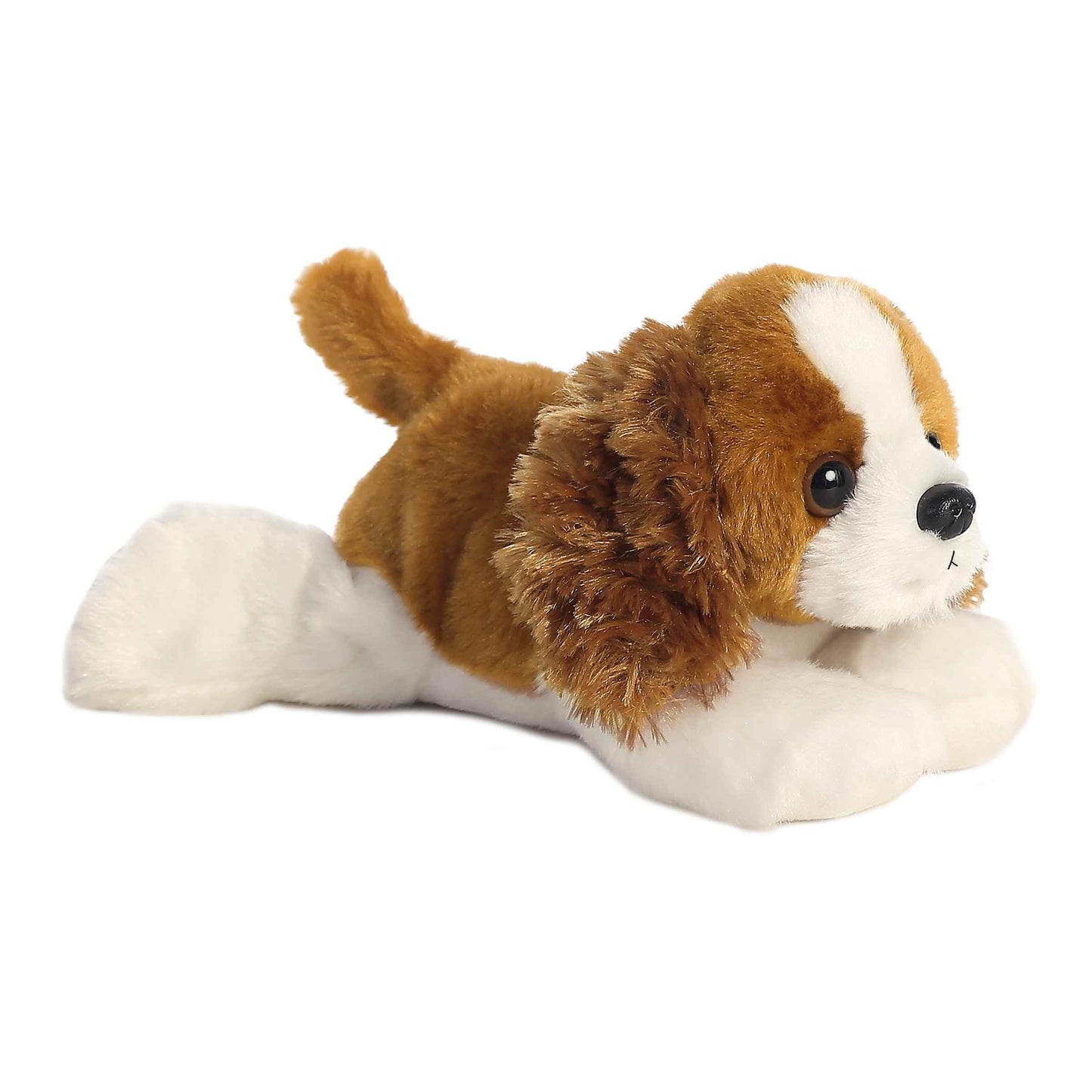 Aurora Mini Flopsie Charles 8-Inch Plush – Soft Cavalier Spaniel Toy