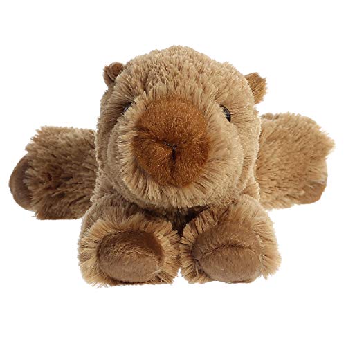Aurora Charlie Capybara Mini Flopsie Plush – 9 Inches | Adorable Capybara Toy