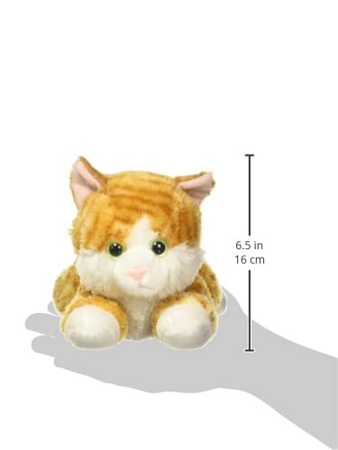 Aurora Chester Flopsie 12-Inch Orange Kitten Plush – Soft, Cuddly Stuffed Animal