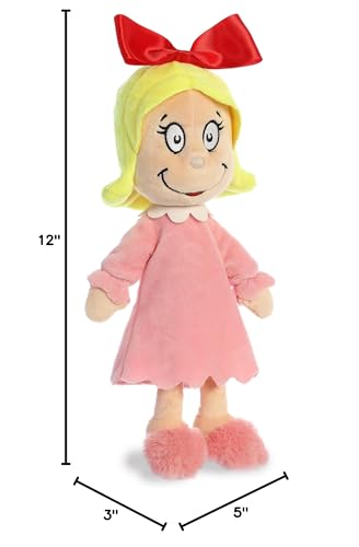 Aurora® Cindy Lou Who Plush - Officially Licensed Dr. Seuss 12-Inch Stuffed Animal