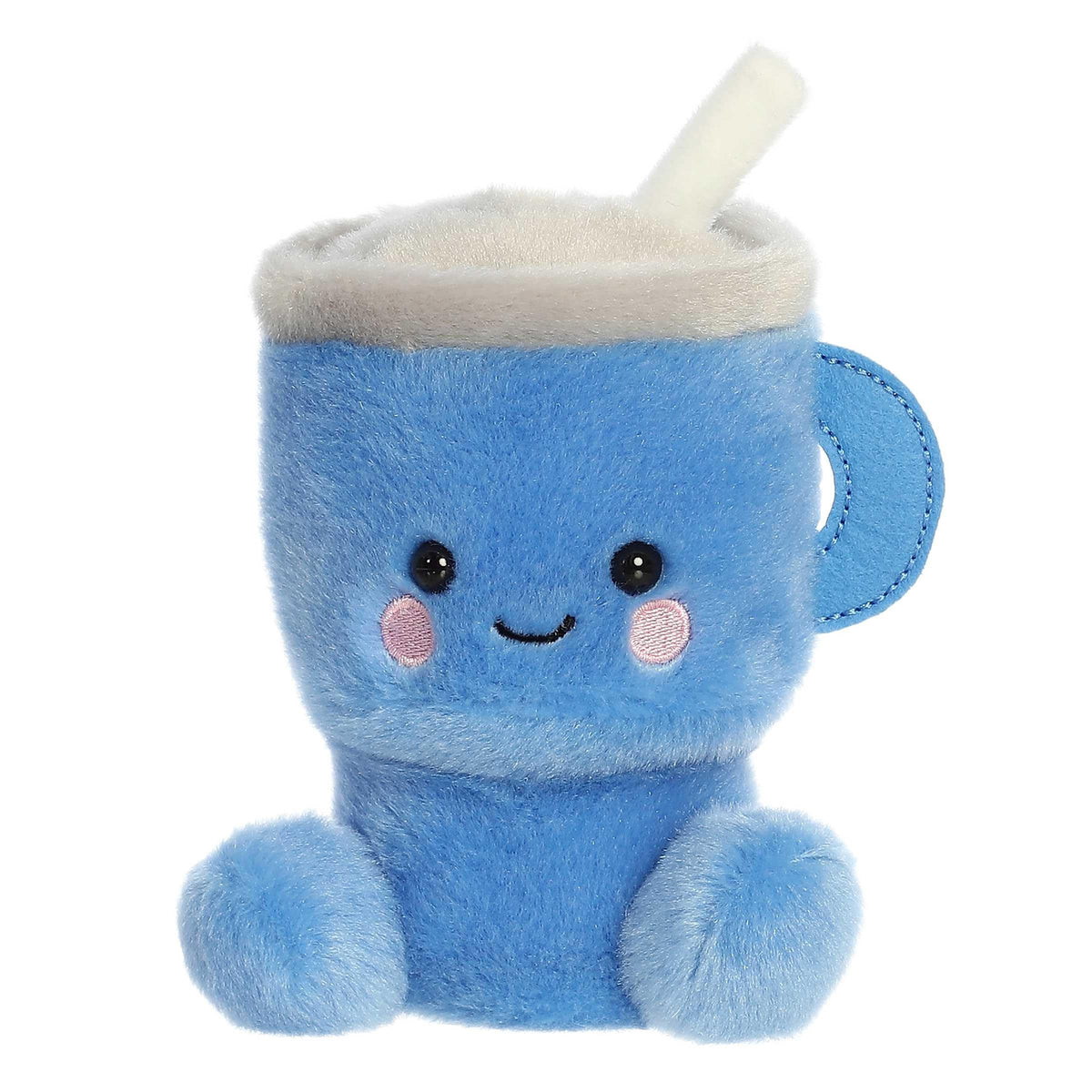 Aurora Palm Pals Cliff Travel Cup Plush - Blue 4.5 Inches | Collectible