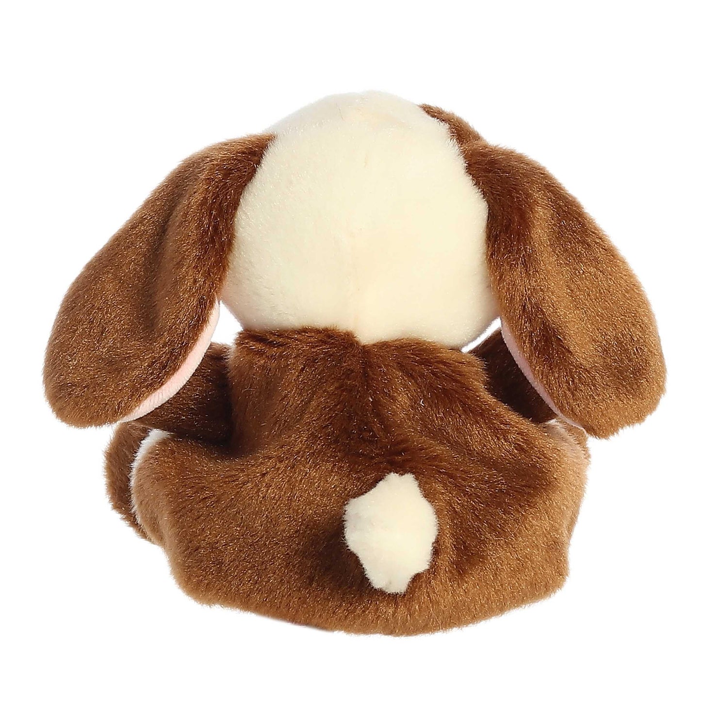 Aurora Adorable Palm Pals Clover Bunny Stuffed Animal – Pocket-Sized Brown Plush, 4.5 Inches