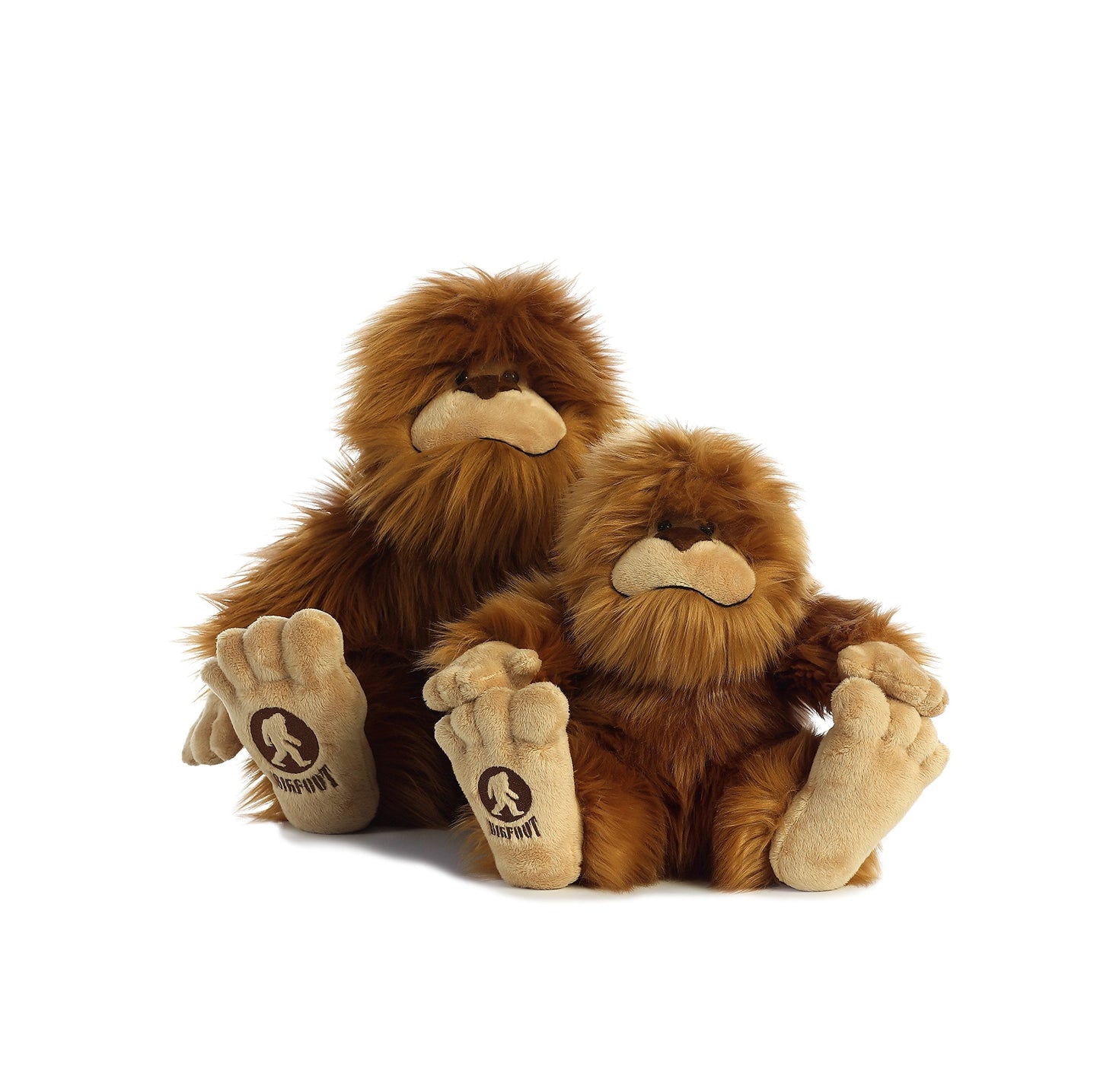 Aurora Mysterious Fantasy Big Foot Stuffed Animal – 10-Inch Brown Plush