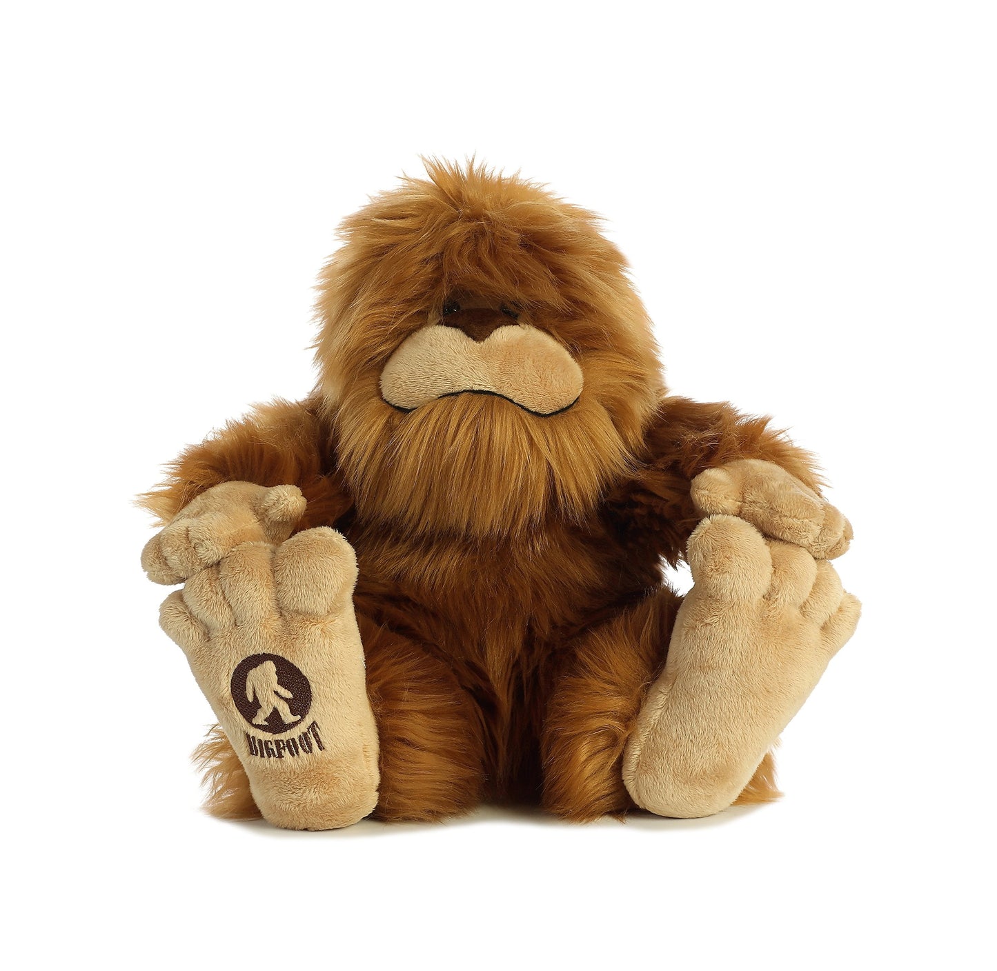 Aurora Mysterious Fantasy Big Foot Stuffed Animal – 10-Inch Brown Plush