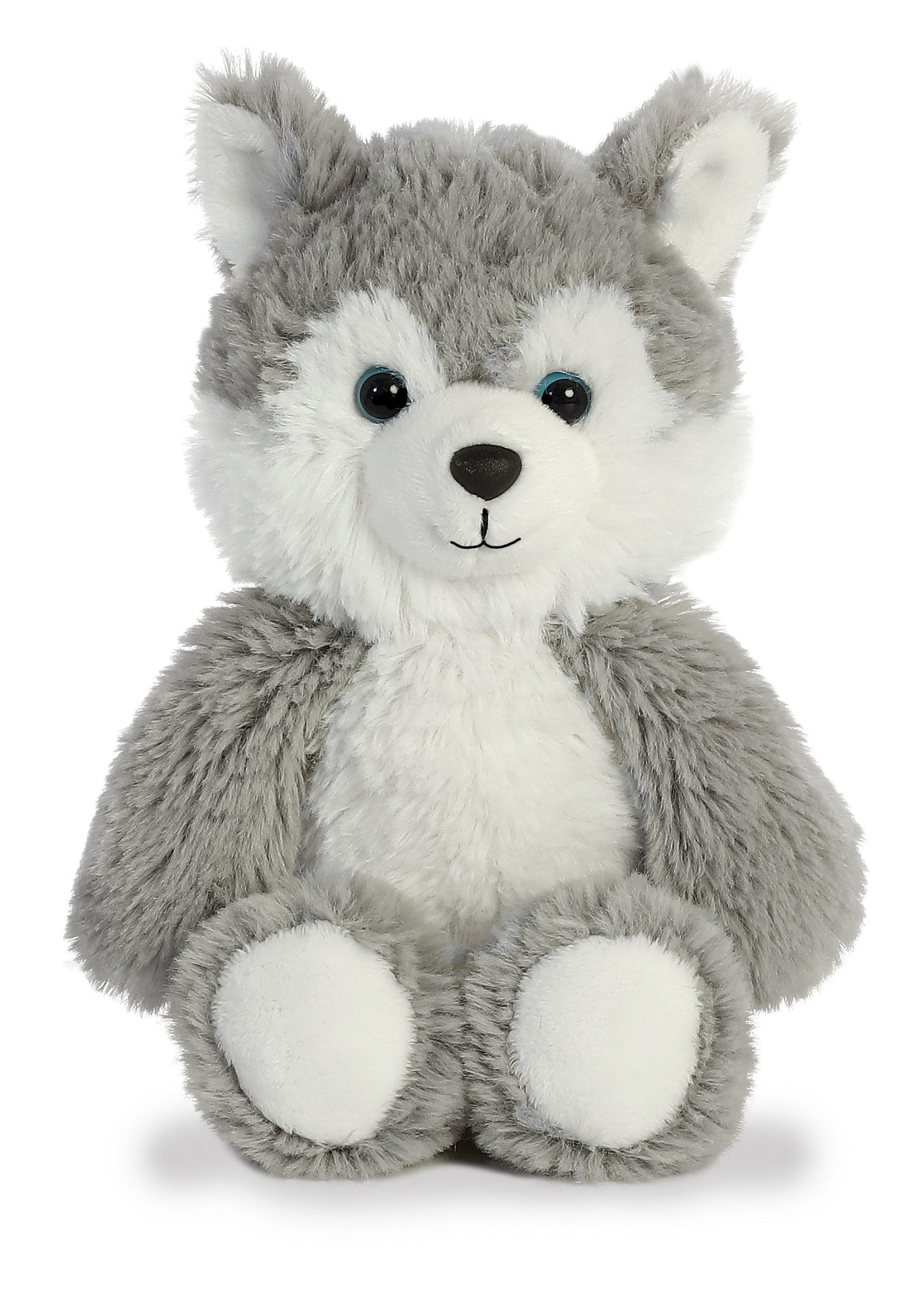 Aurora Cuddly Friends 8-Inch Husky – Grey Plush Toy