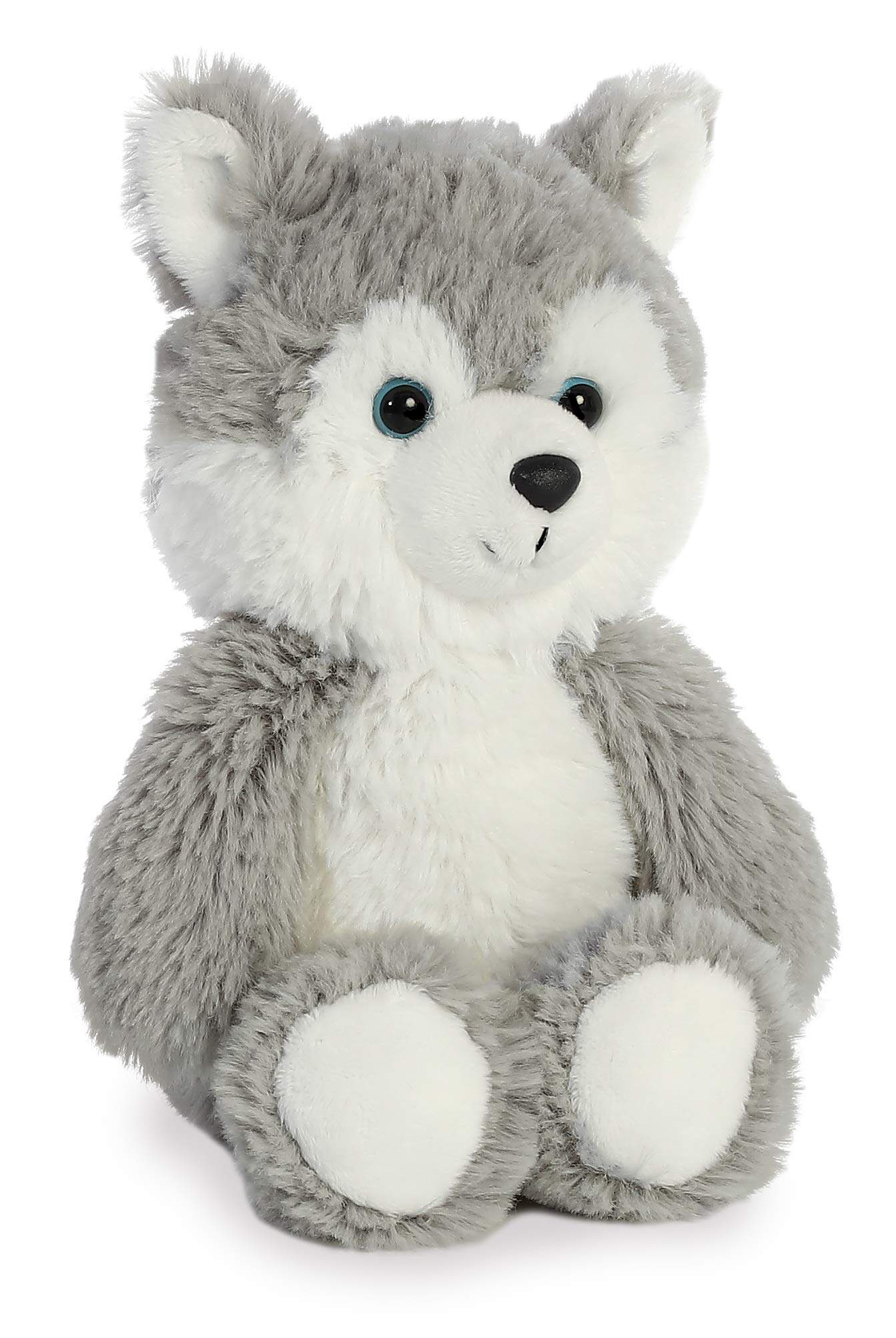 Aurora Cuddly Friends 8-Inch Husky – Grey Plush Toy
