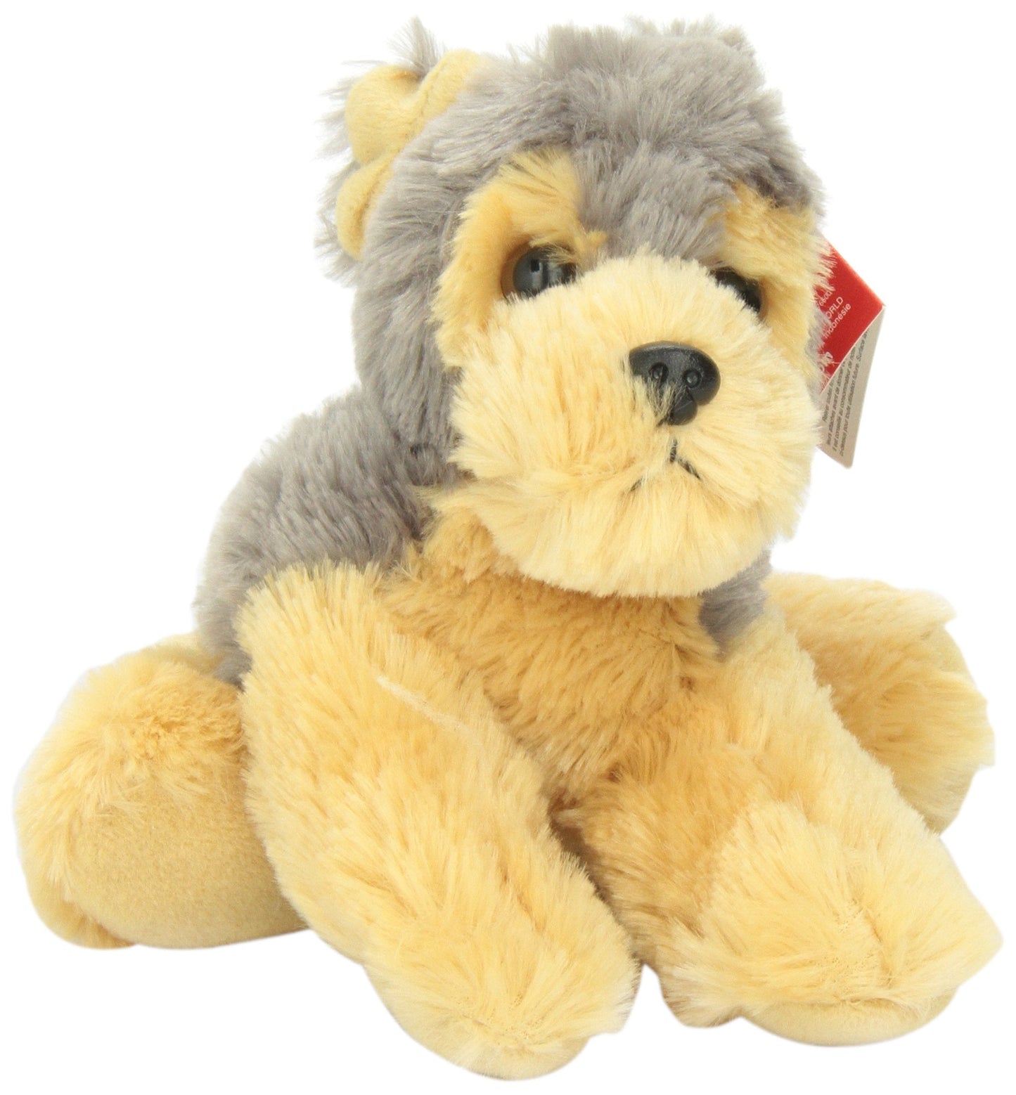 Aurora Cutie Mini Flopsie – 8-Inch Gray Yorkshire Terrier Plush