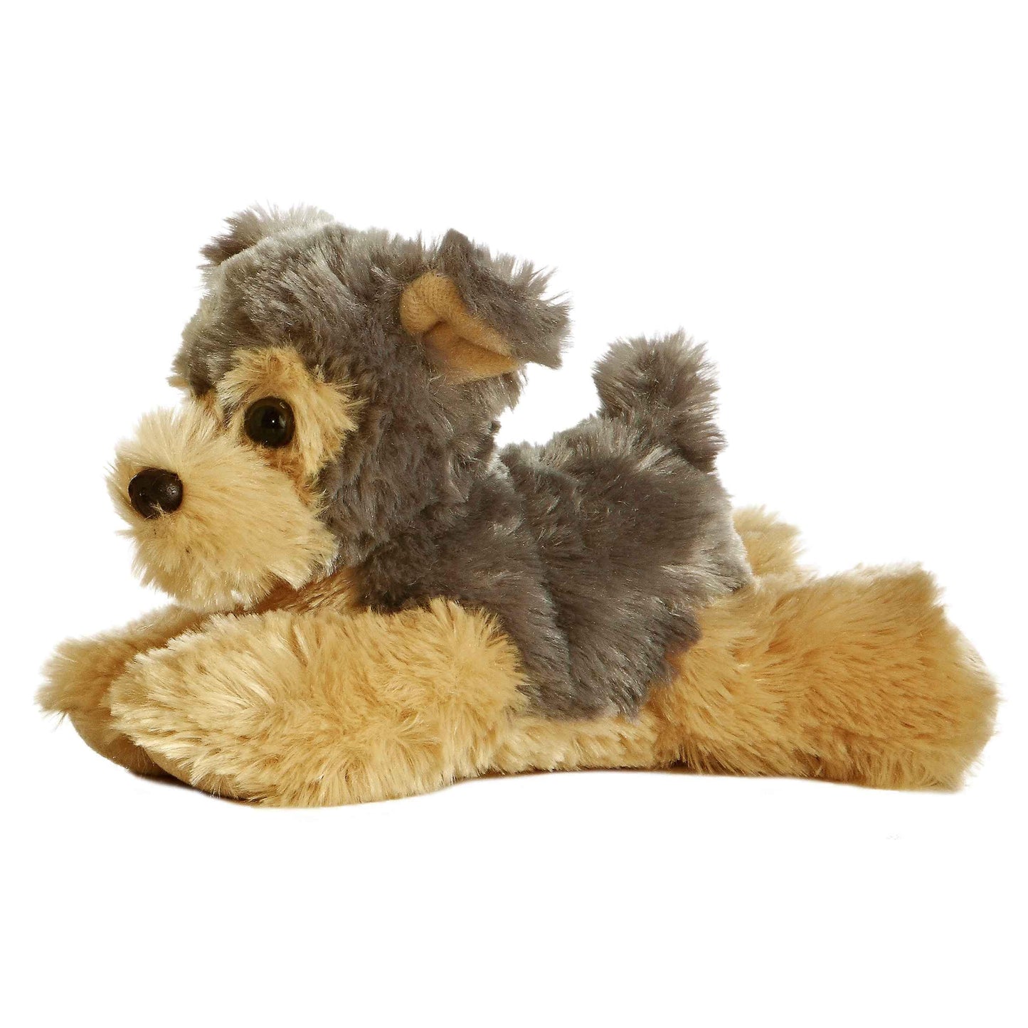 Aurora Cutie Mini Flopsie – 8-Inch Gray Yorkshire Terrier Plush