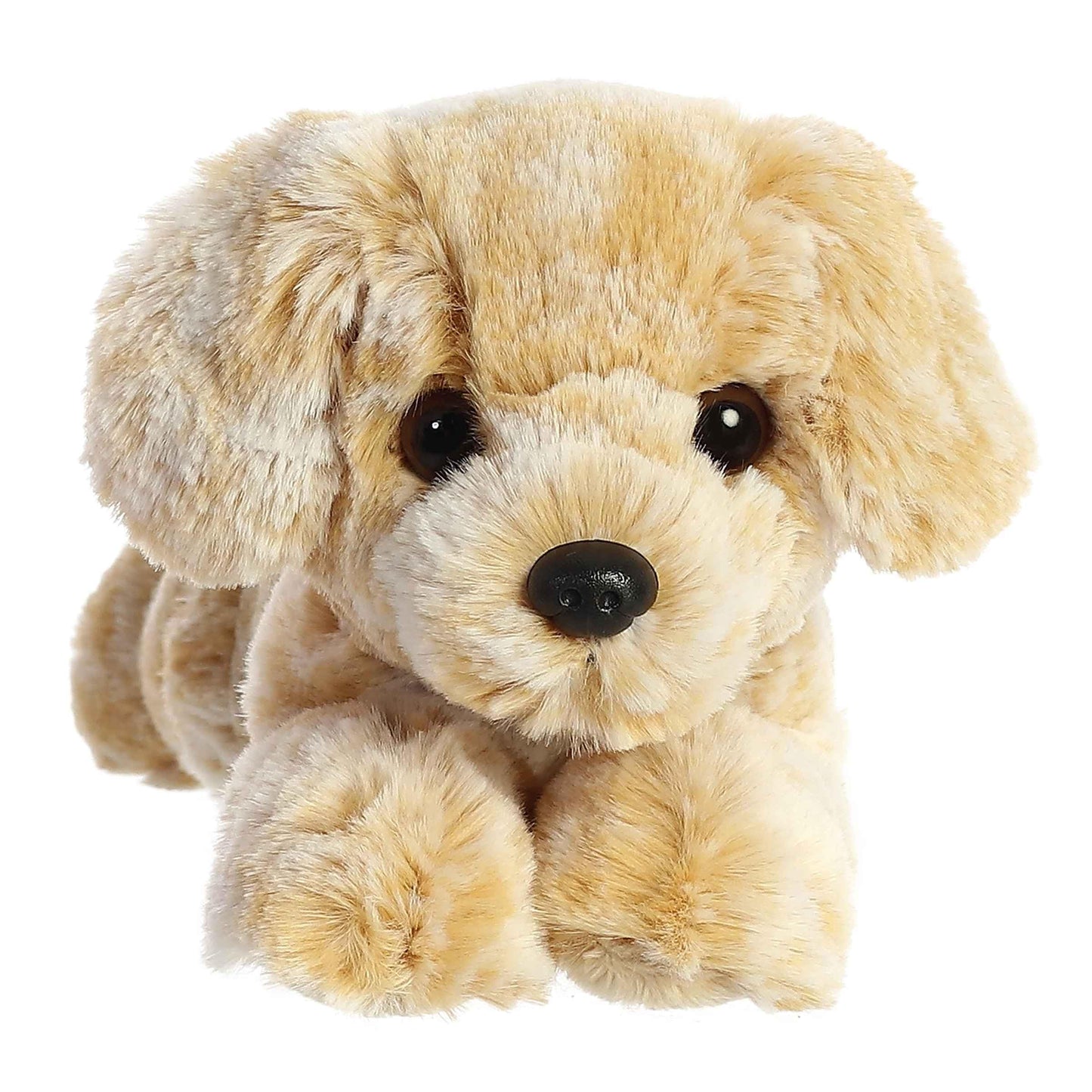 Aurora Rusty Retriever Mini Flopsie Plush – 8-Inch Brown Plush Toy for Kids and Families