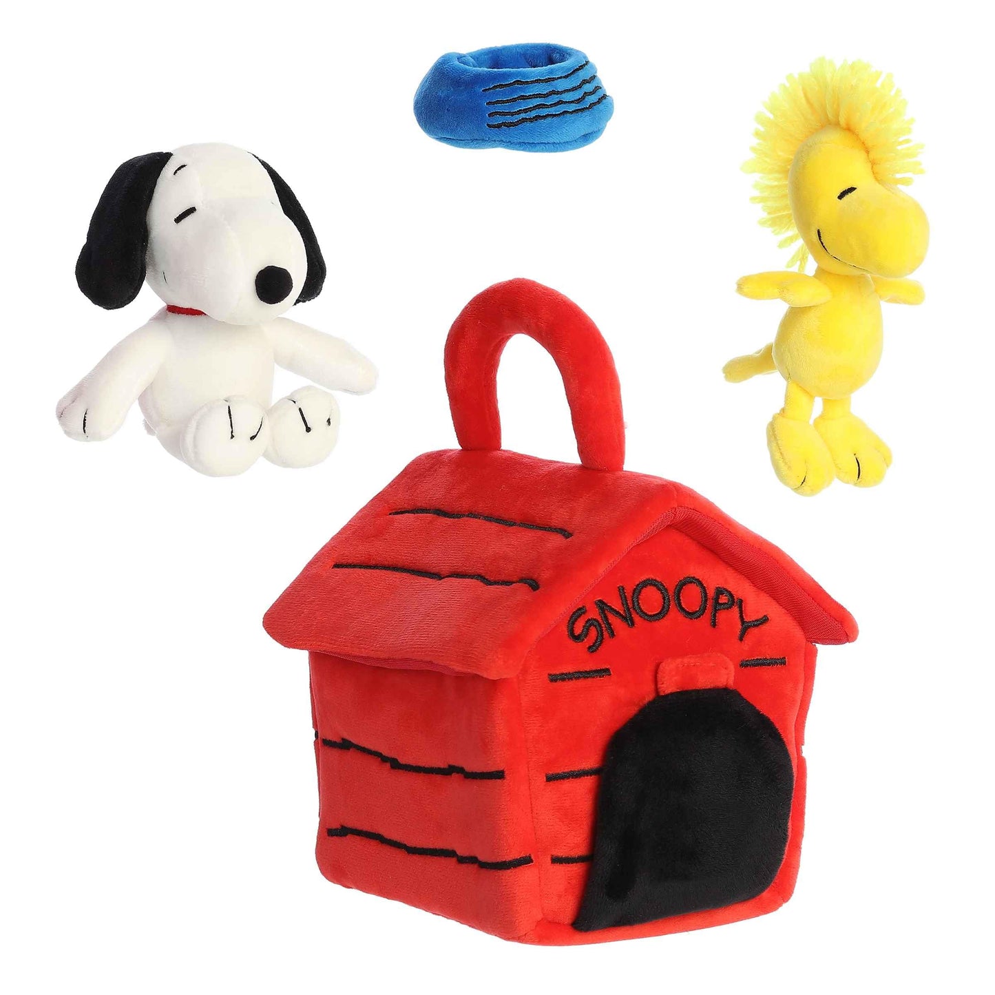 Aurora Adorable Peanuts Snoopy's Dog House Playset – Officially Licensed Plush