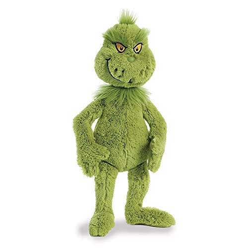 Aurora Whimsical Dr. Seuss Grinch Stuffed Animal – 16-Inch Officially Licensed Plush