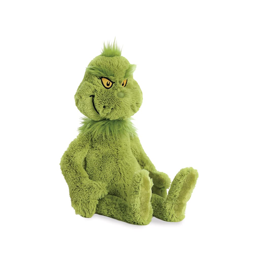 Aurora Whimsical Dr. Seuss Grinch Stuffed Animal – 16-Inch Officially Licensed Plush