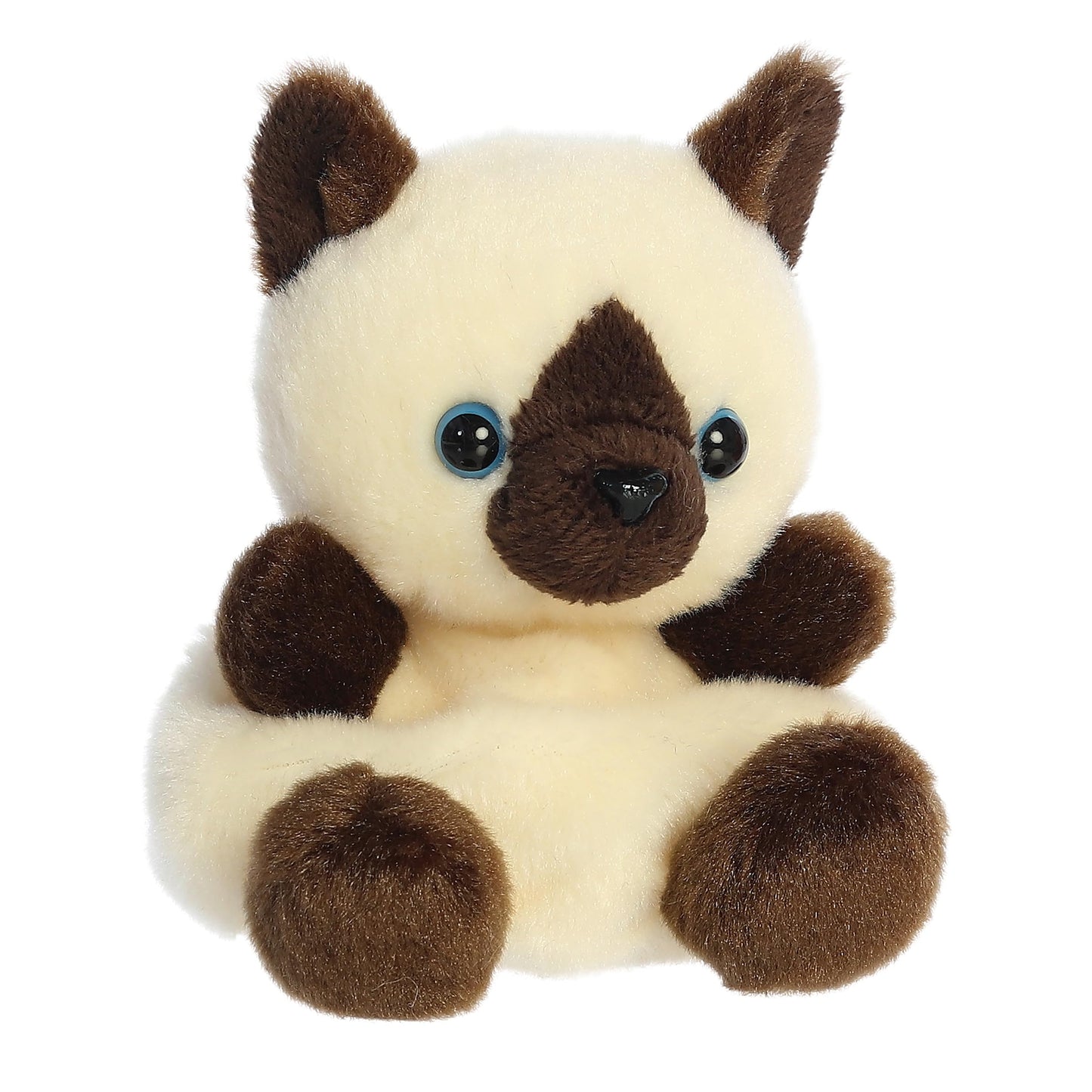 Aurora Adorable Palm Pals Dusty Siamese Kitty Stuffed Animal - 5-Inch Brown Plush Collectible