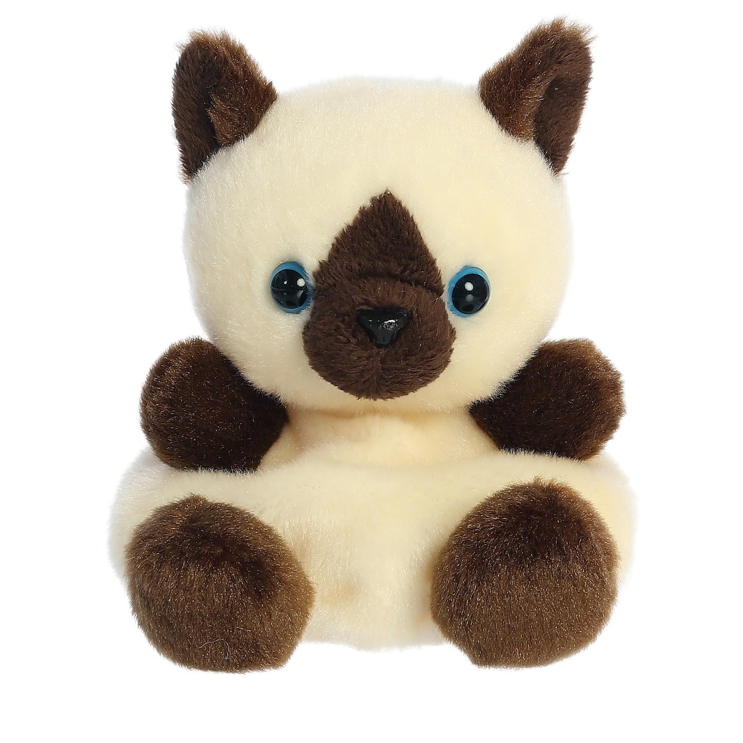 Aurora Adorable Palm Pals Dusty Siamese Kitty Stuffed Animal - 5-Inch Brown Plush Collectible