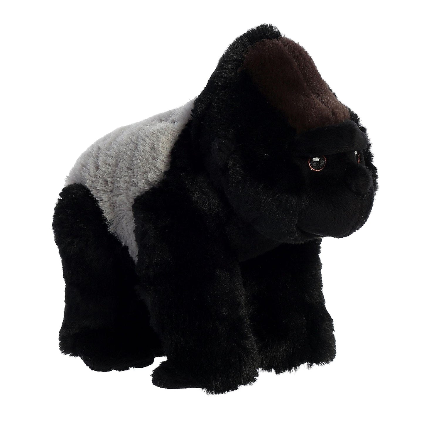 Aurora Responsibly Made Eco Nation Silverback Gorilla Plush – 9.5 in, Recycled Materials