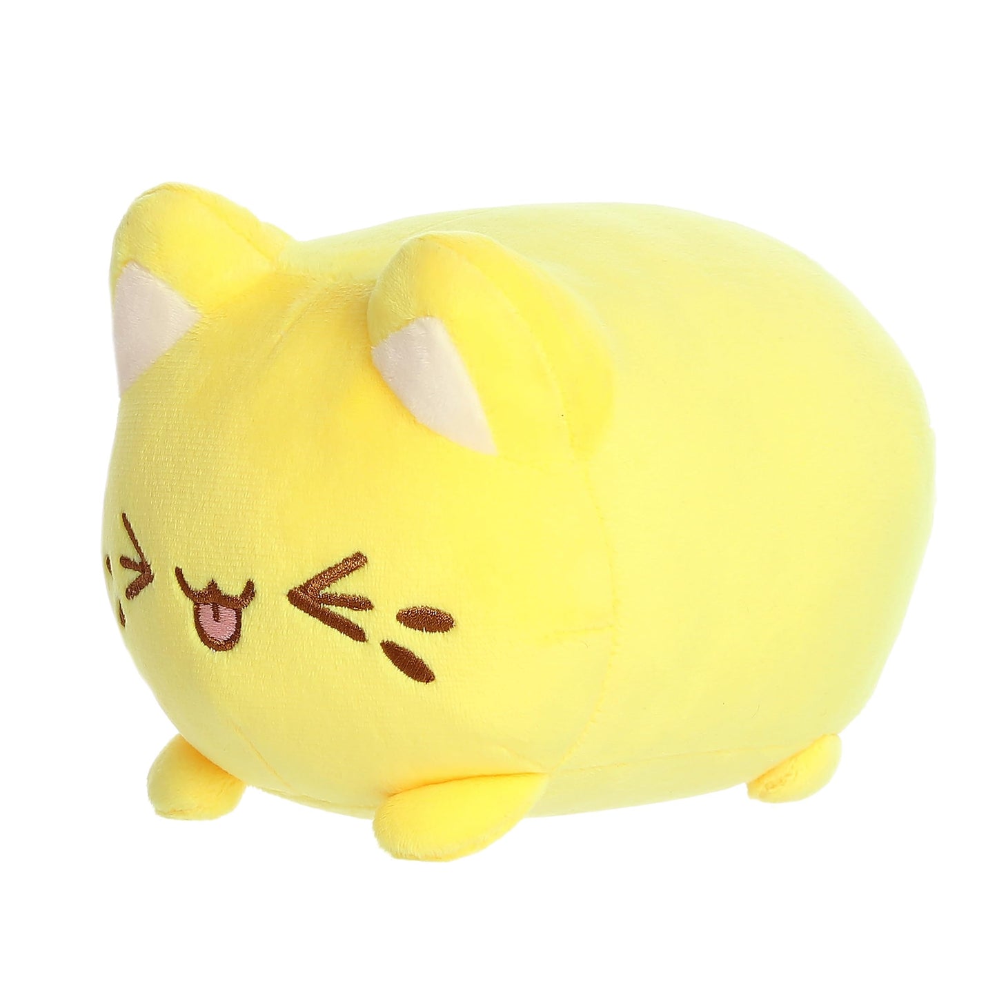 Aurora Enchanting Tasty Peach Meowchi Stuffed Animal – Lemon, 7 Inches