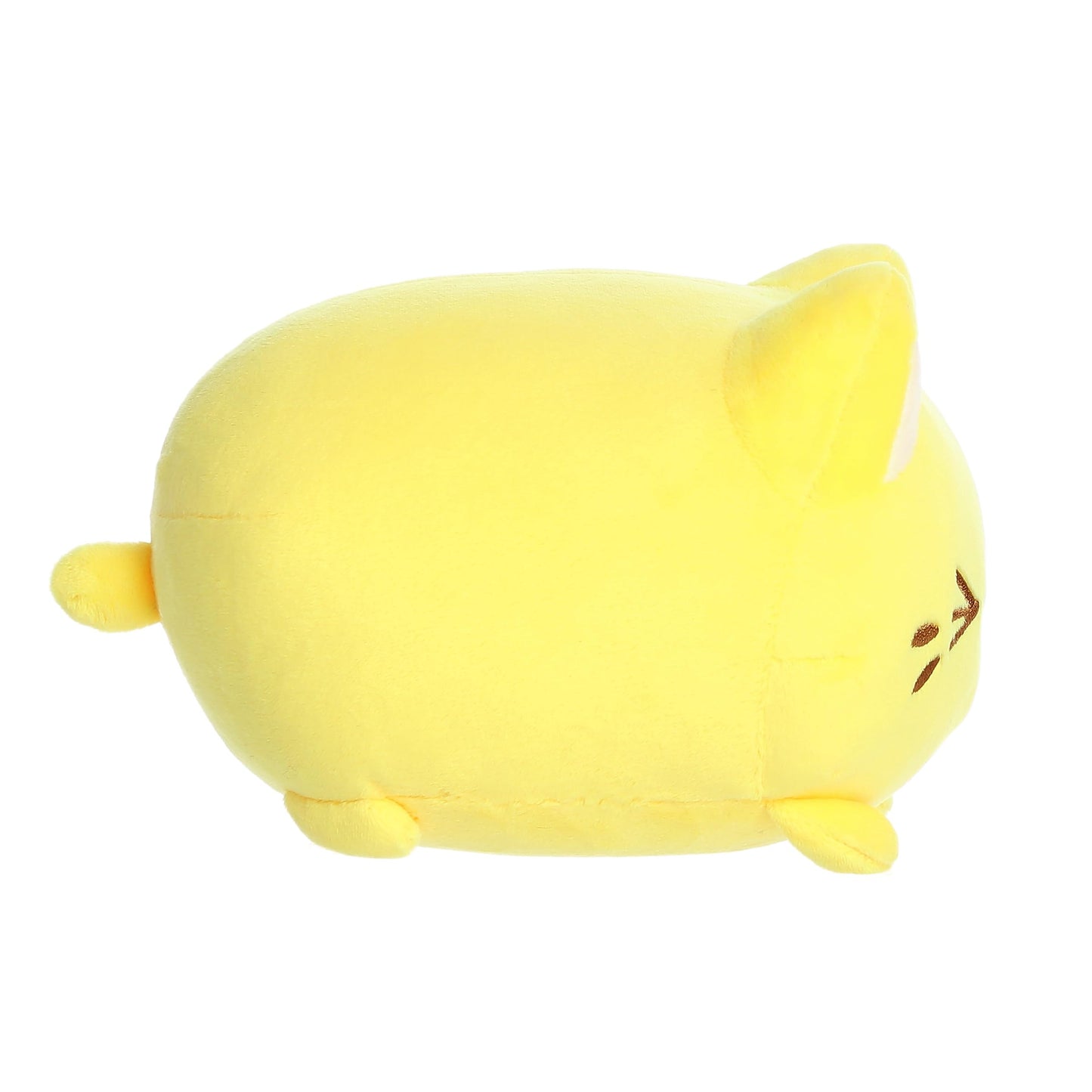 Aurora Enchanting Tasty Peach Meowchi Stuffed Animal – Lemon, 7 Inches