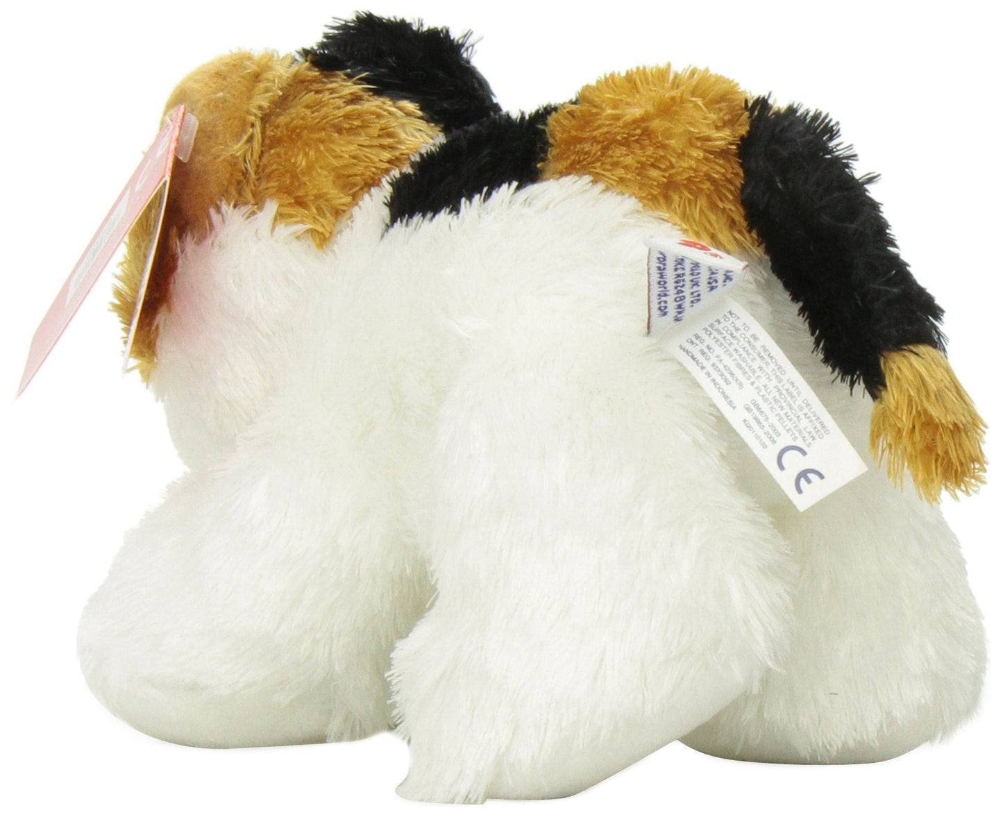 Aurora Esmeralda Mini Flopsie Plush Kitten - 8-Inch White Cuddle Toy