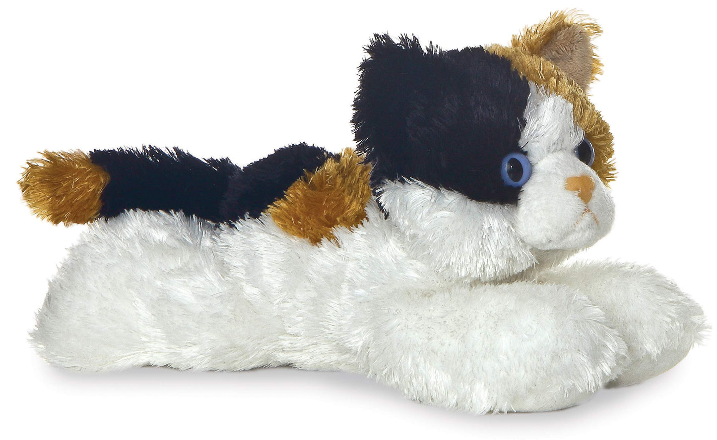 Aurora Esmeralda Mini Flopsie Plush Kitten - 8-Inch White Cuddle Toy