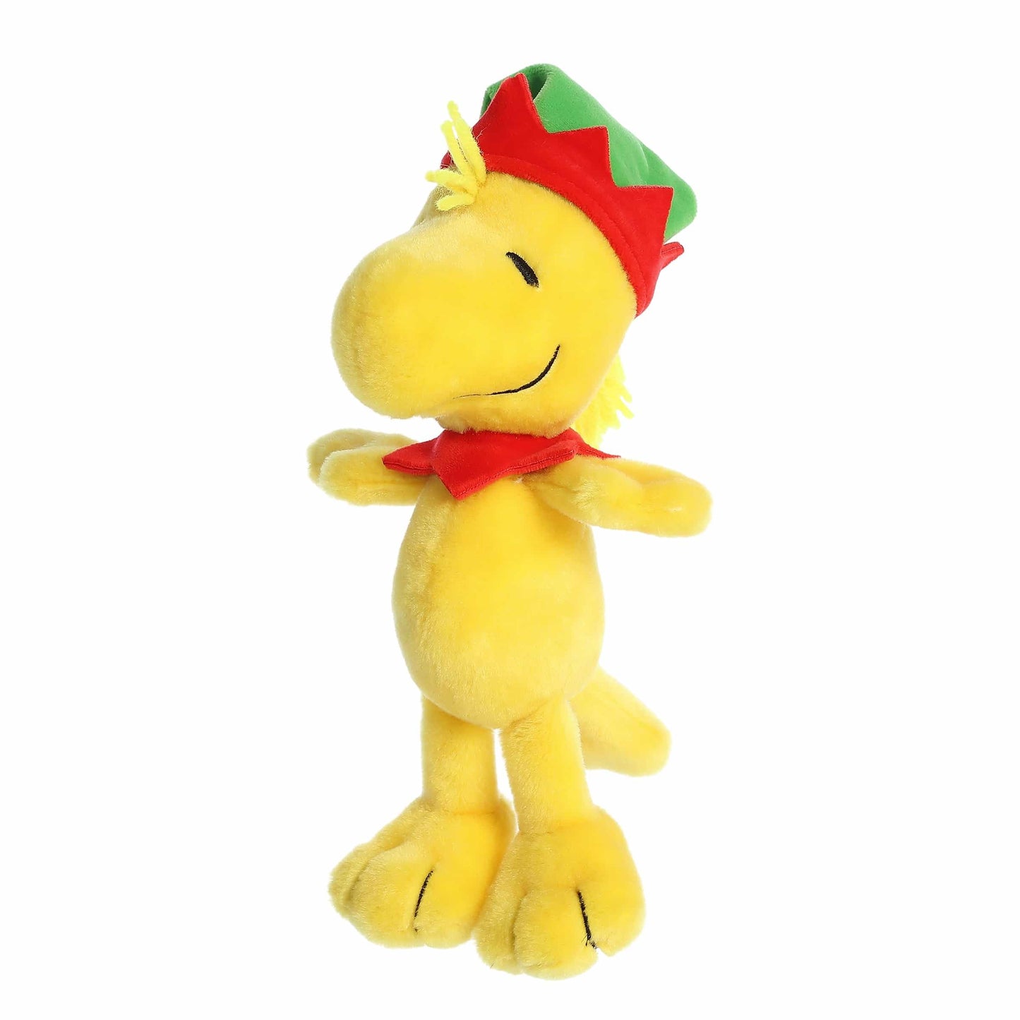 Aurora Festive Peanuts Woodstock Elf 10-Inch Plush – Officially Licensed Snoopy Toy