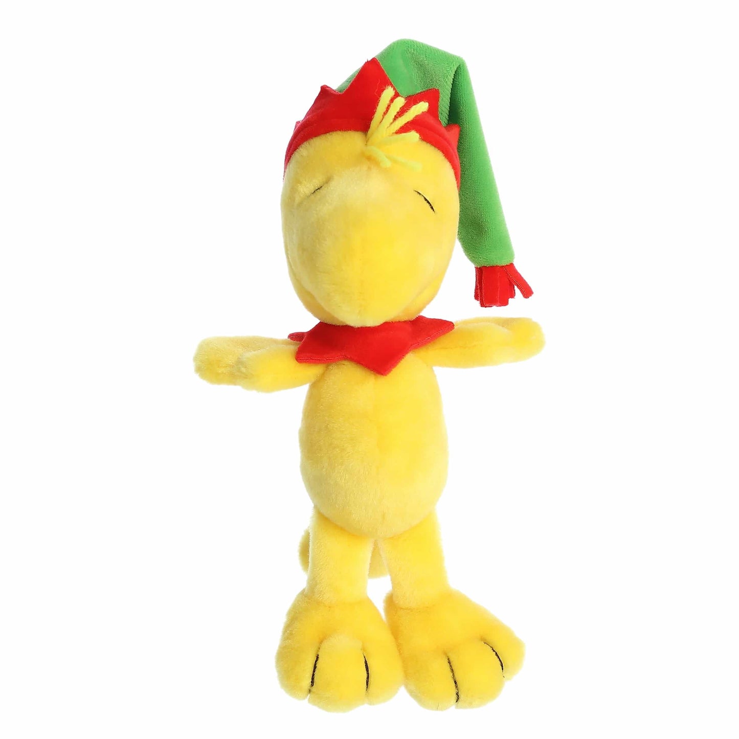 Aurora Festive Peanuts Woodstock Elf 10-Inch Plush – Officially Licensed Snoopy Toy
