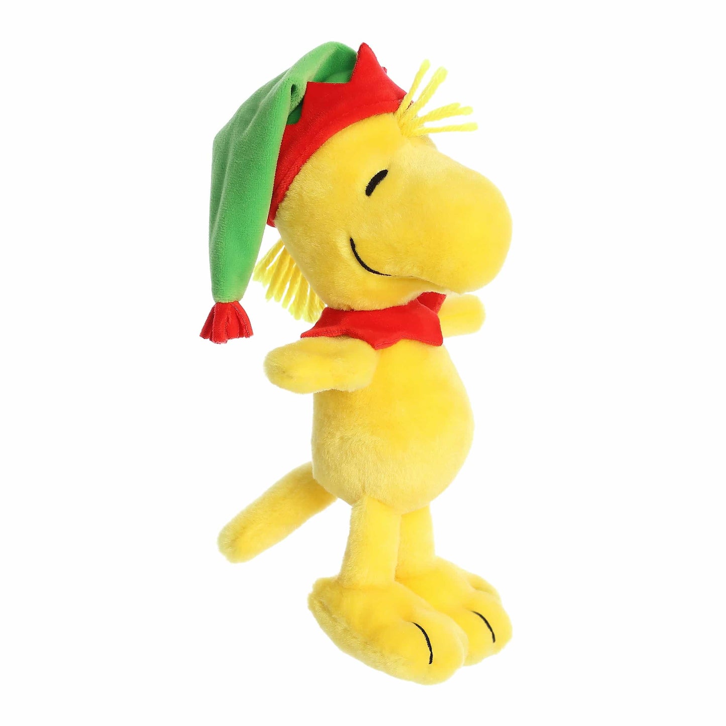 Aurora Festive Peanuts Woodstock Elf 10-Inch Plush – Officially Licensed Snoopy Toy