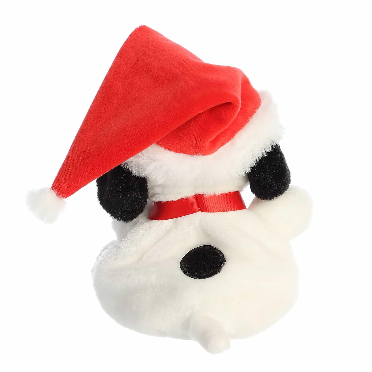 Aurora Festive Peanuts Santa Snoopy Palm Pals – 5-Inch Officially Licensed Plush by Aurora