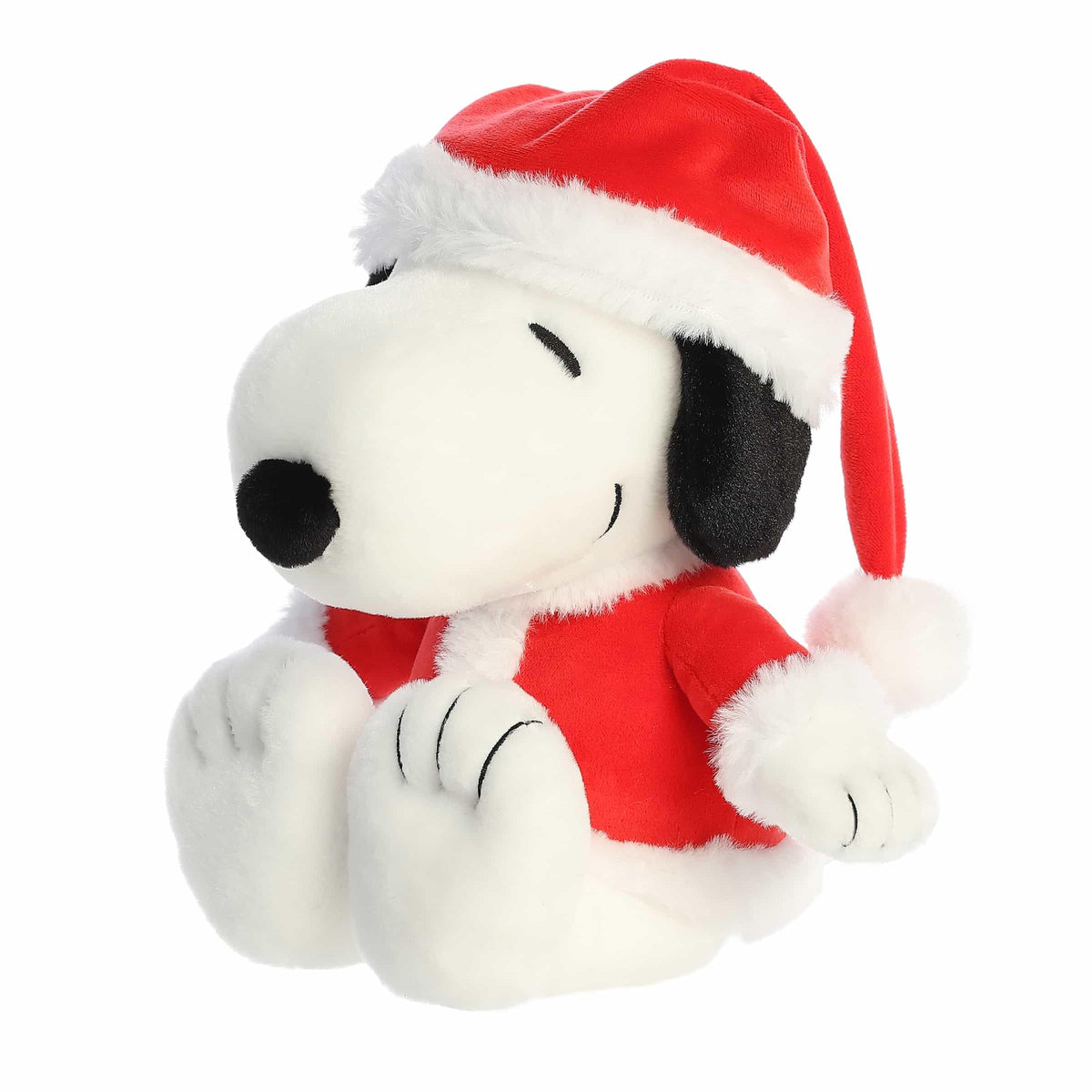 Aurora Festive Peanuts Santa Snoopy Stuffed Animal – 12-Inch, Officially Licensed