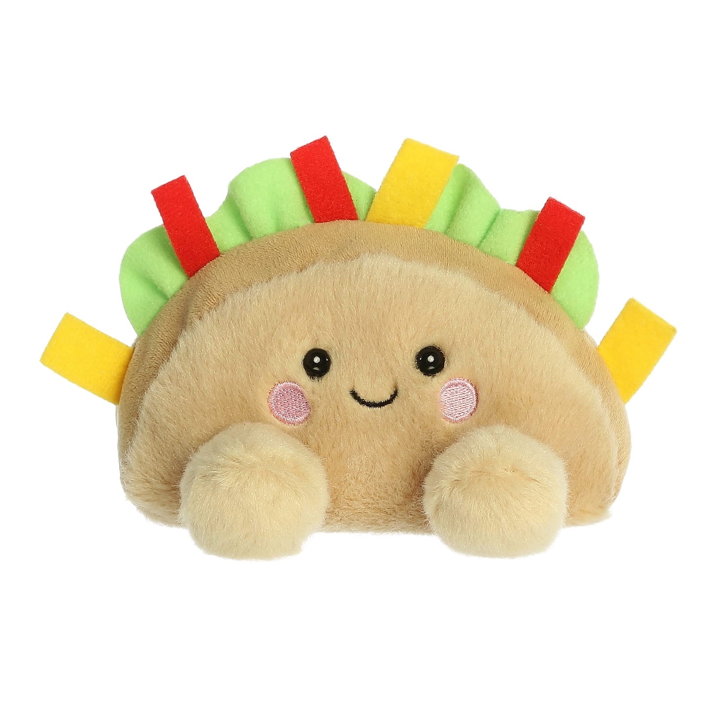 Aurora Adorable Palm Pals Fiesta Taco Plush – 5-Inch Brown Collectible Stuffed Animal