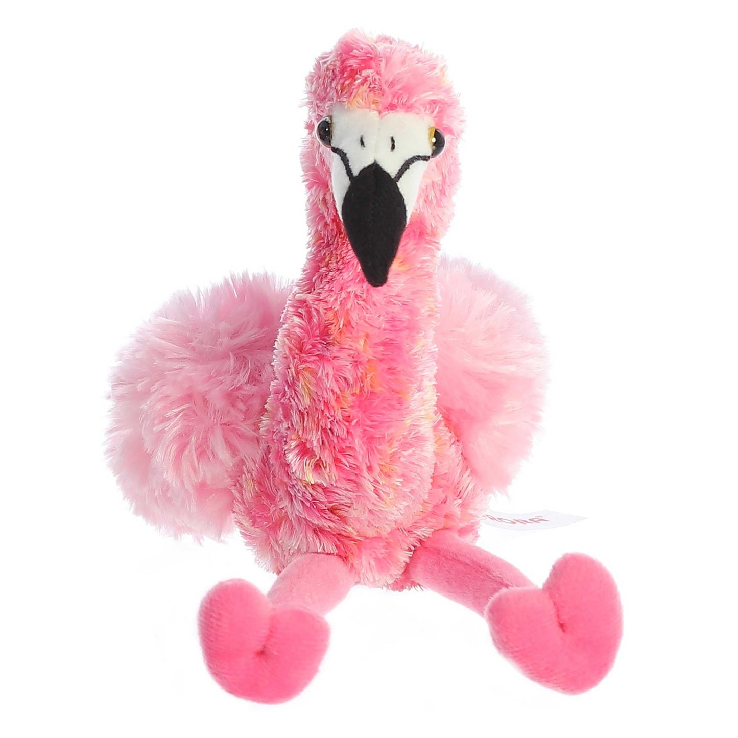 Aurora Adorable Mini Flopsie Flavia Plush Flamingo – 8-Inch Pink Cuddly Companion