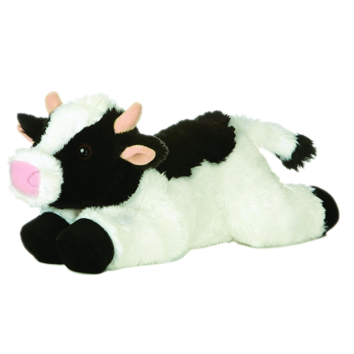 Aurora May Bell Flopsie Cow Plush – 12-Inch Stuffed Animal for All Ages