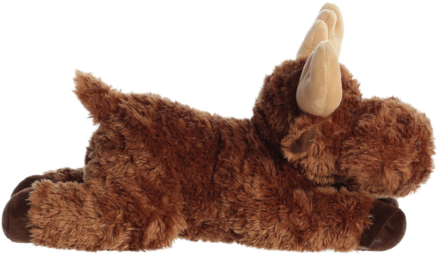 Aurora Flopsie Moose Plush – 12-Inch Brown Stuffed Animal for Gentle Cuddles