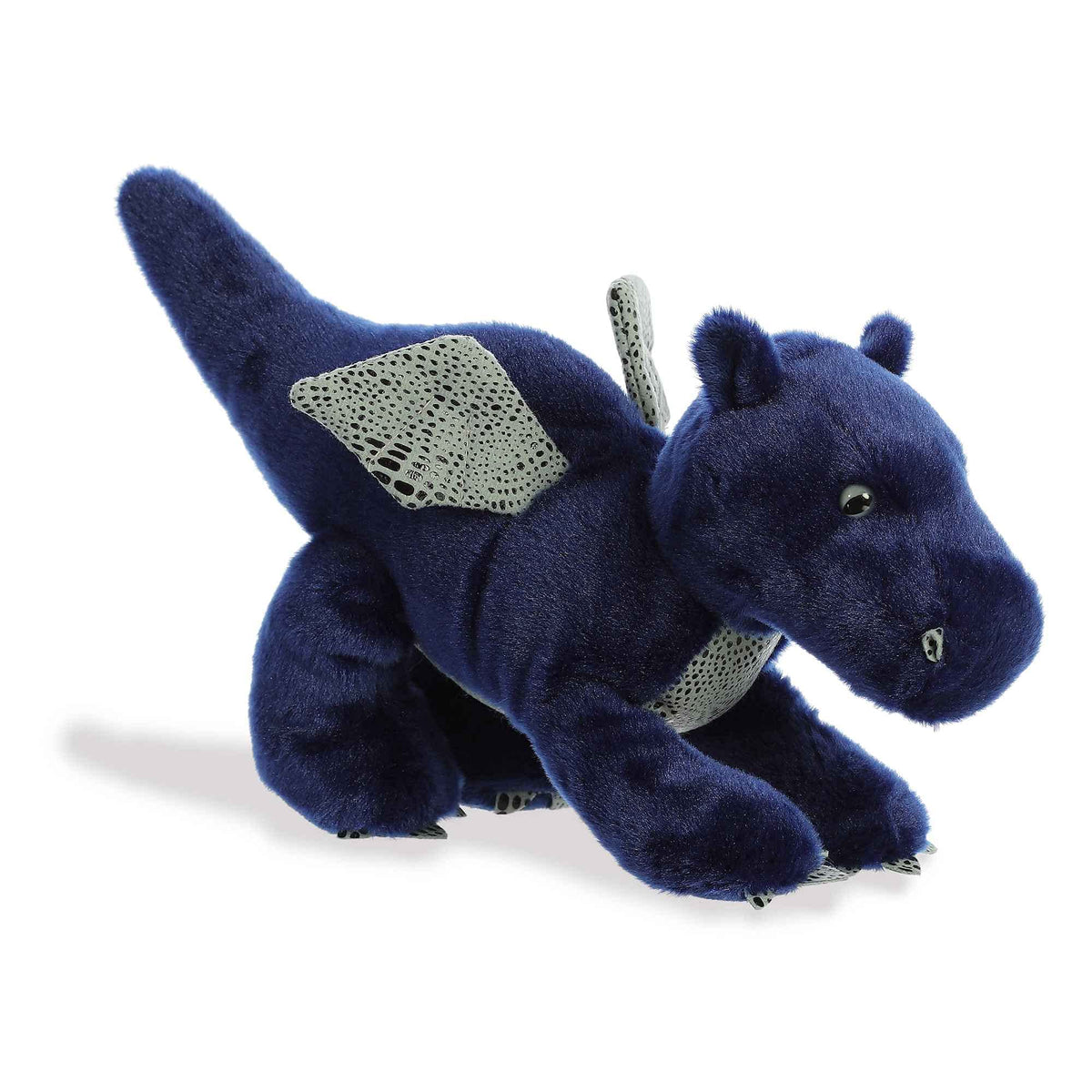 Aurora Flopsie Sapphire Dragon Stuffed Animal – 12 in – Blue